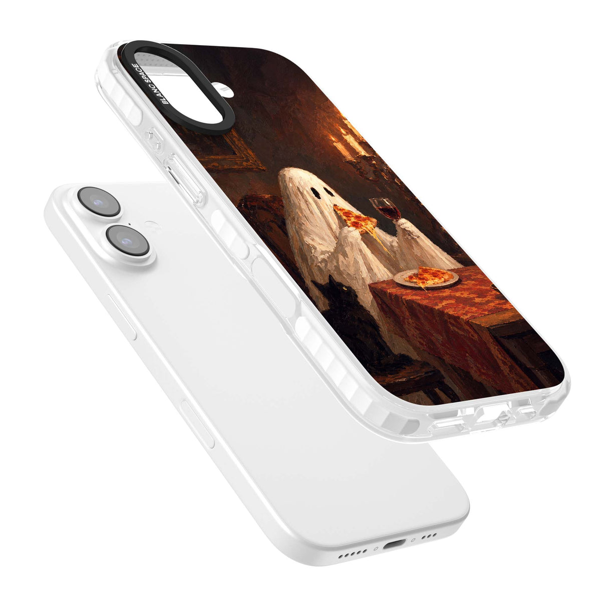 Lonely Night In art iPhone case | Black Impact case for iPhone 17