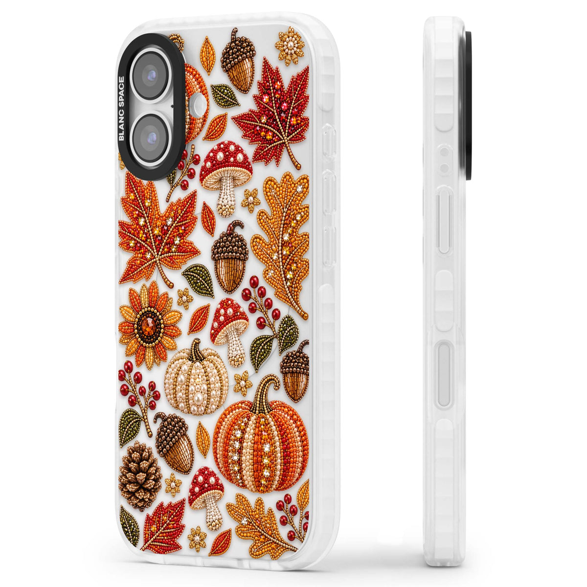 Beaded Autumn iPhone case | Black Impact case for iPhone 17
