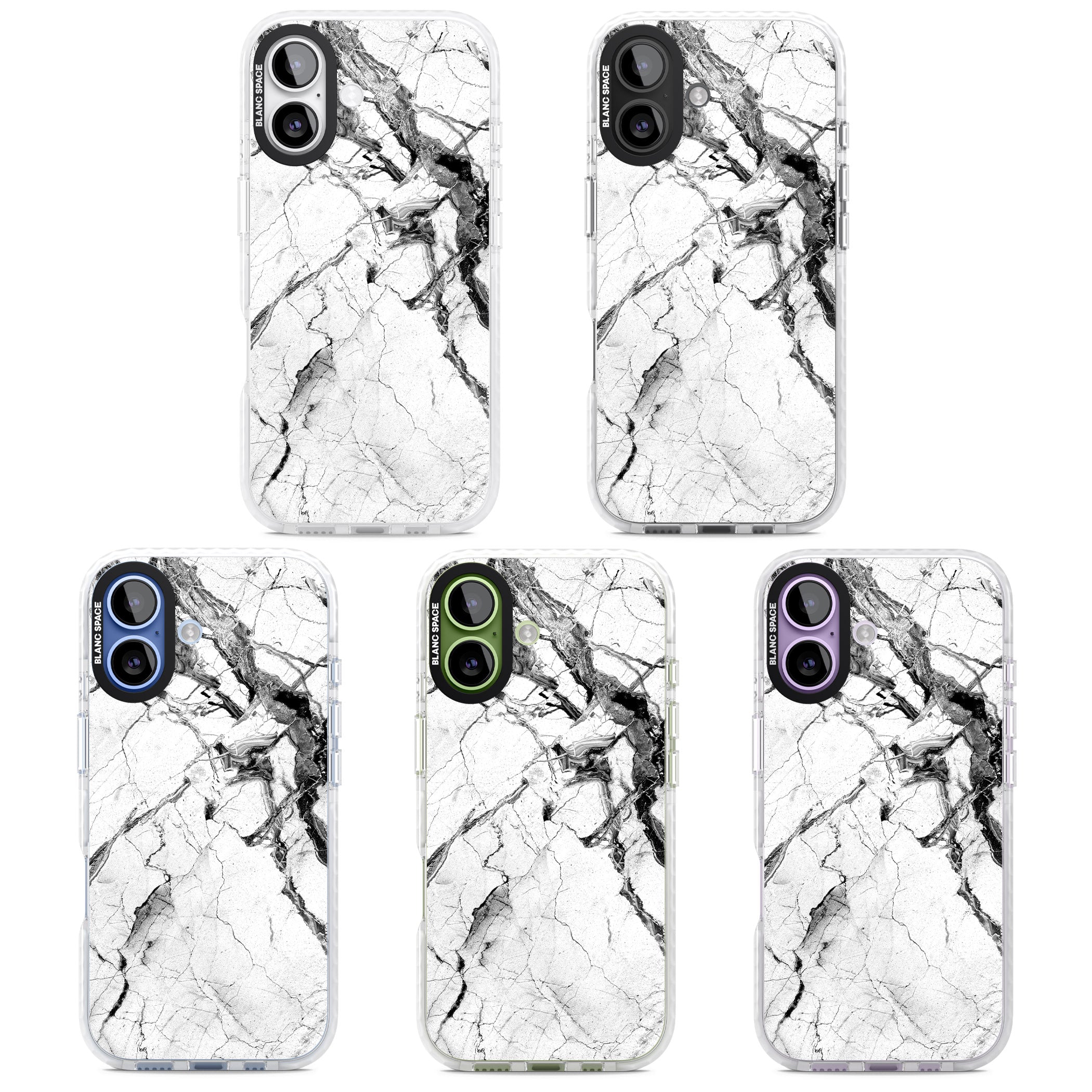 Storm Marble iPhone 17 Impact Clear Phone Case APT Impact Protection