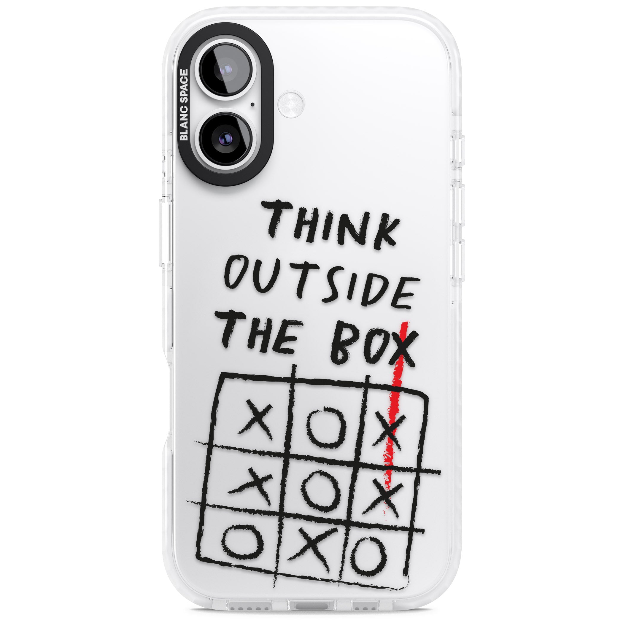 Think Outside The Box iPhone 17 Impact Clear Phone Case