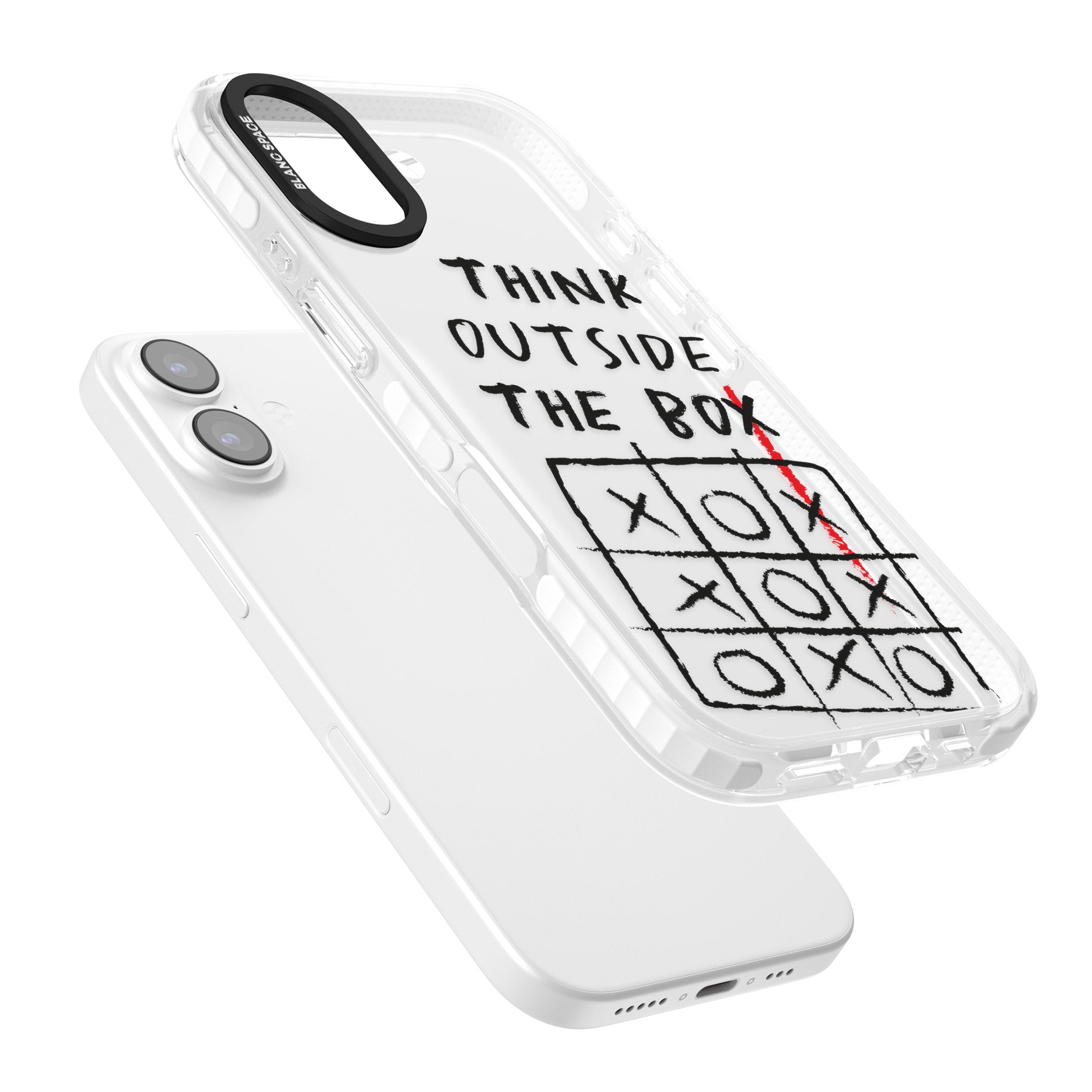 Think Outside The Box iPhone 17 Impact Clear Phone Case Colours