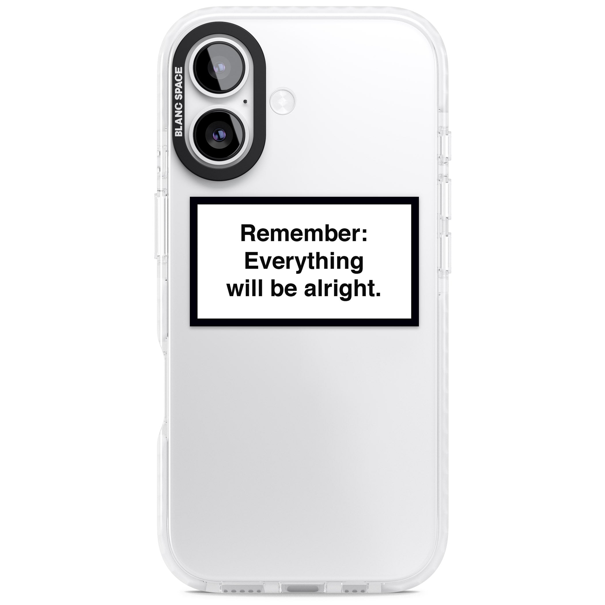 Everything Will Be Alright iPhone 17 Impact Clear Phone Case
