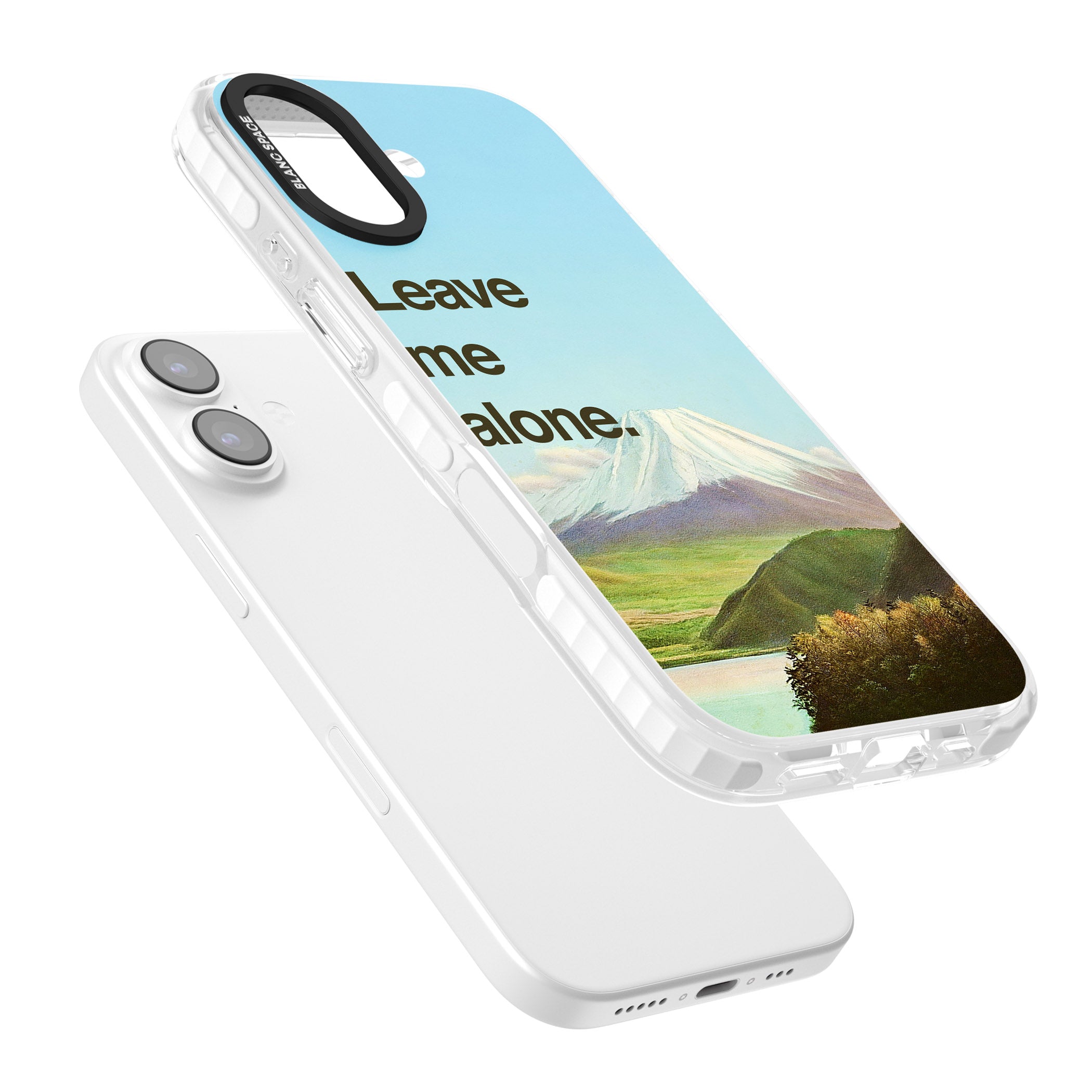 Leave Me Alone iPhone 17 Impact Clear Phone Case Colours
