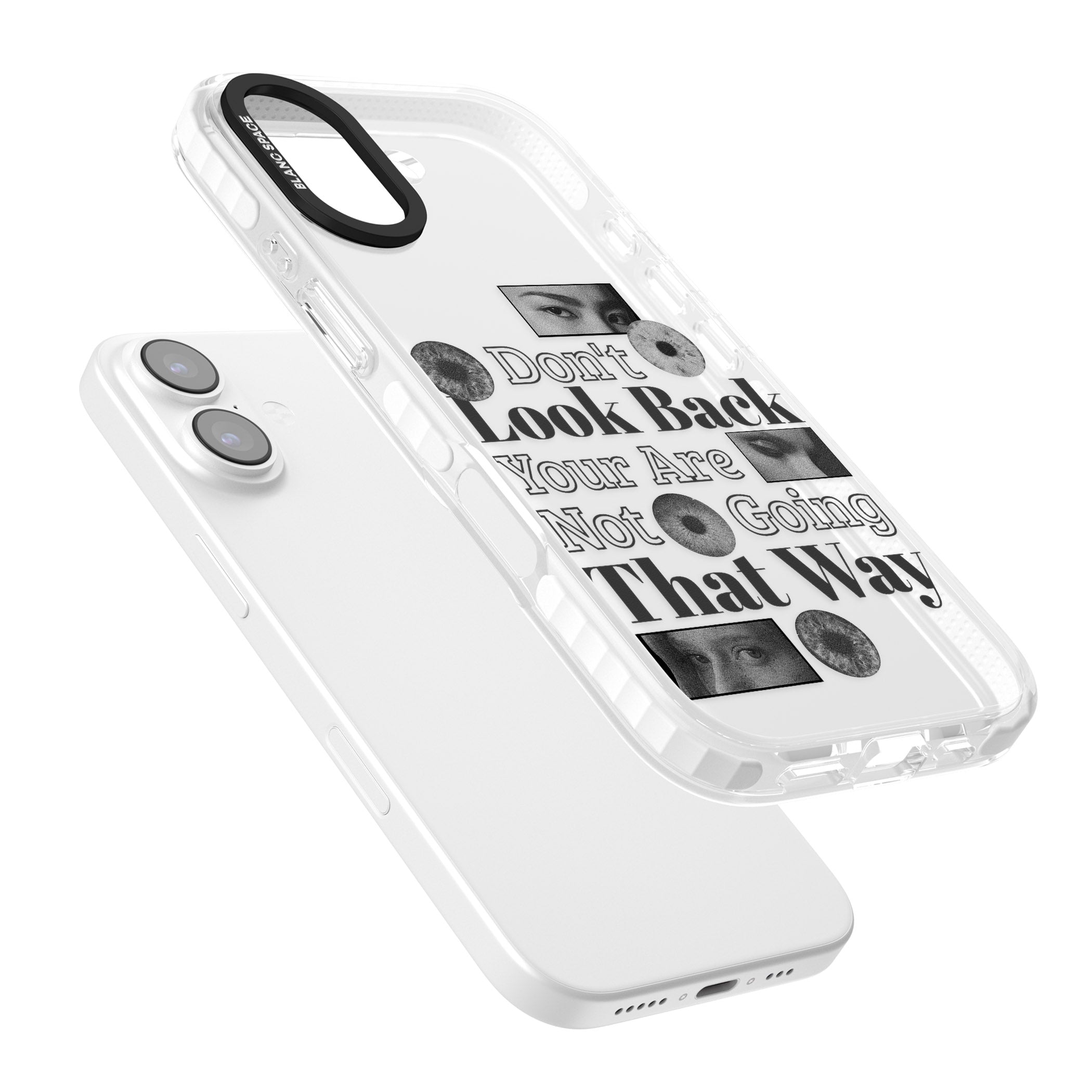 Dont Look Back iPhone 17 Impact Clear Phone Case Colours
