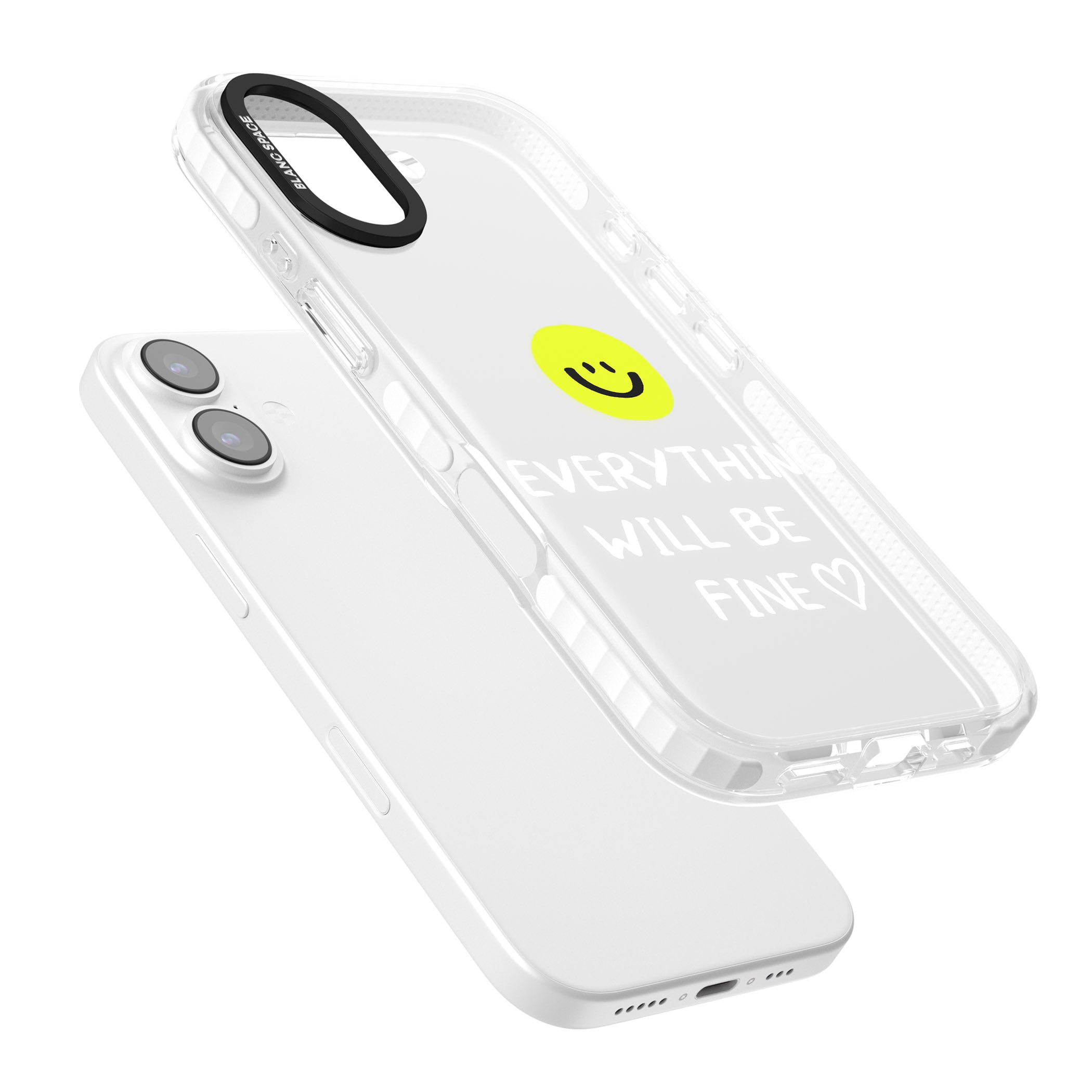 Everything Will Be Fine iPhone 17 Impact Clear Phone Case Colours