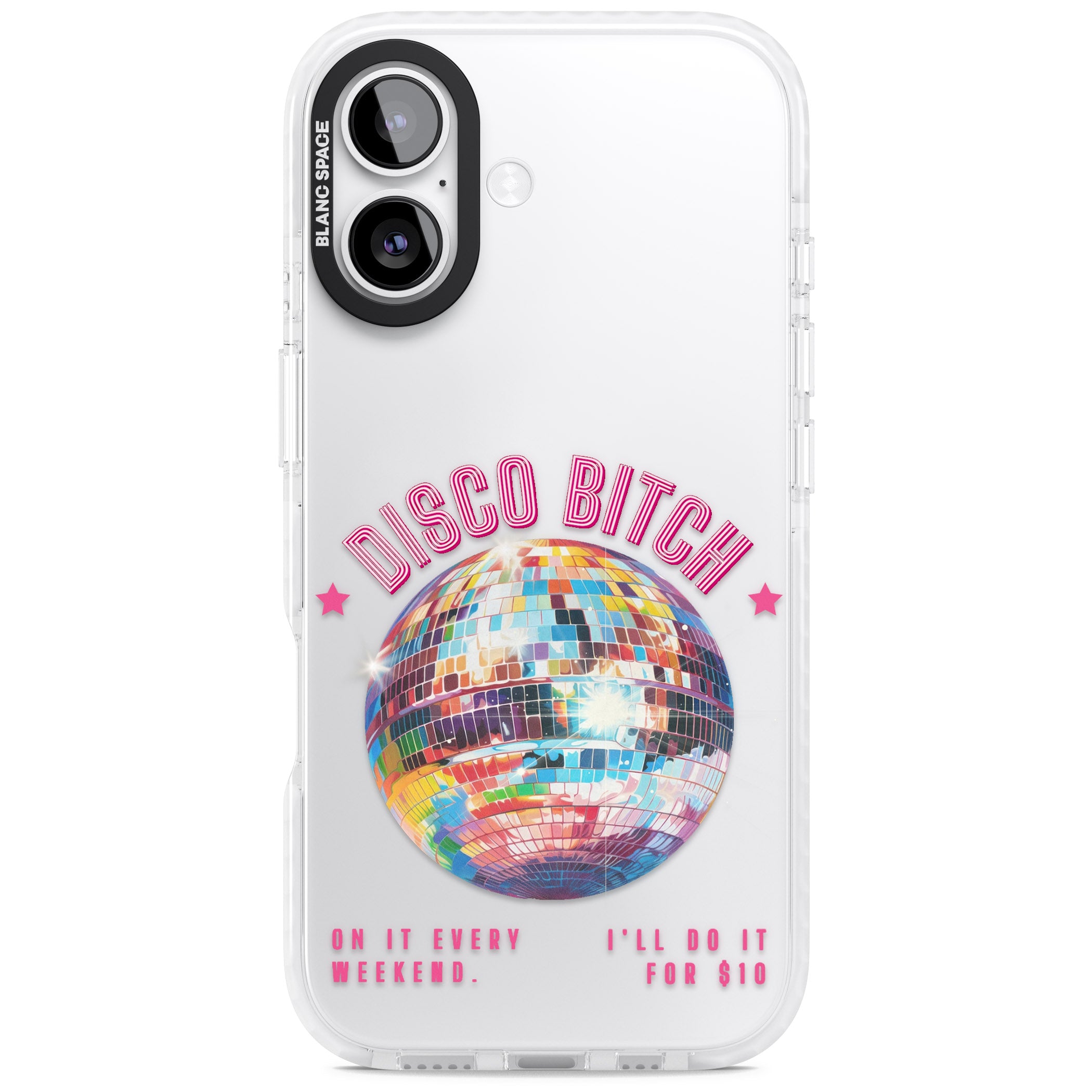 Disco B Tch iPhone 17 Impact Clear Phone Case