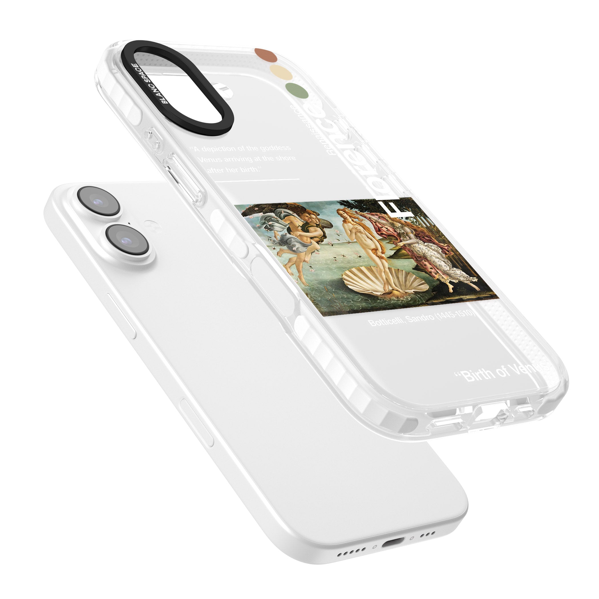 Birth Of Venus iPhone 17 Impact Clear Phone Case Colours