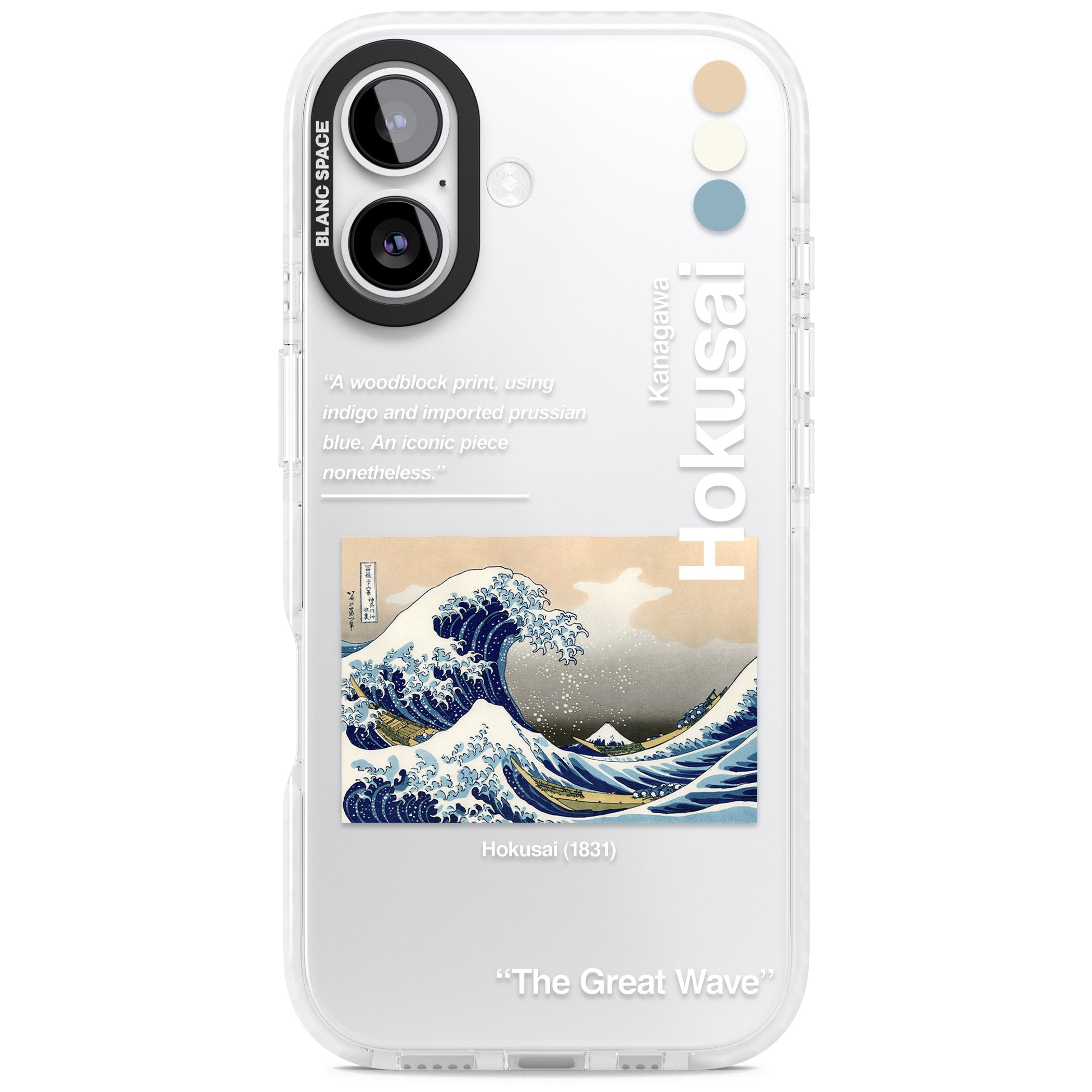 The Great Wave iPhone 17 Impact Clear Phone Case