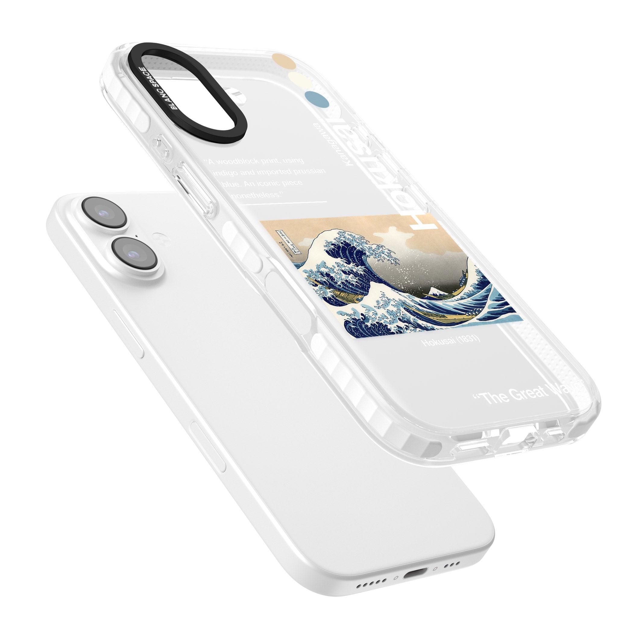The Great Wave iPhone 17 Impact Clear Phone Case Colours