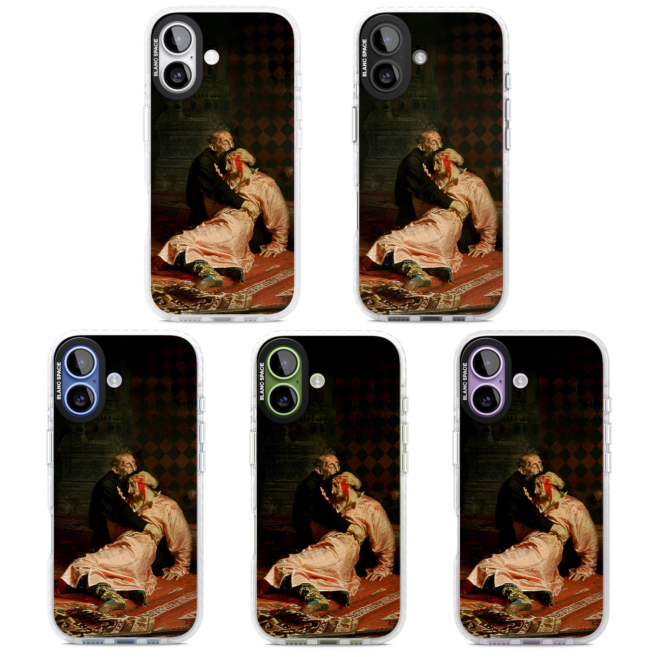 Ivan The Terrible & His Son iPhone 17 Impact Clear Phone Case APT Impact Protection