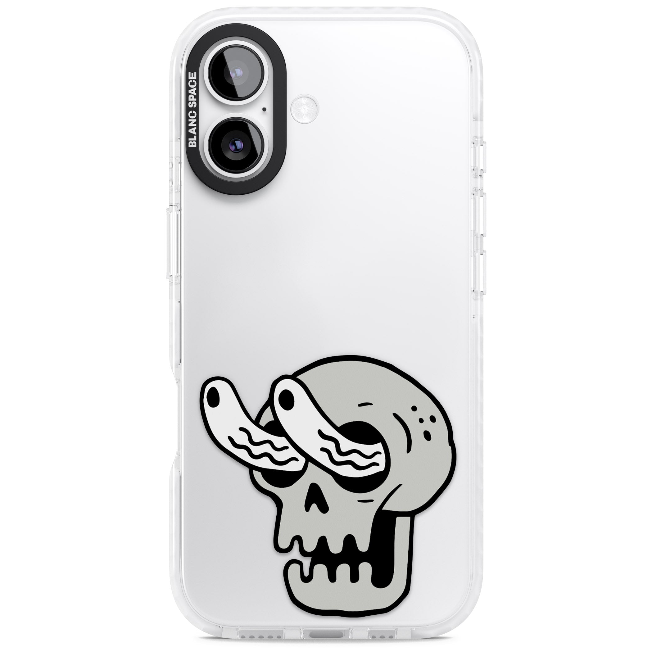 Skull Eyes iPhone 17 Impact Clear Phone Case