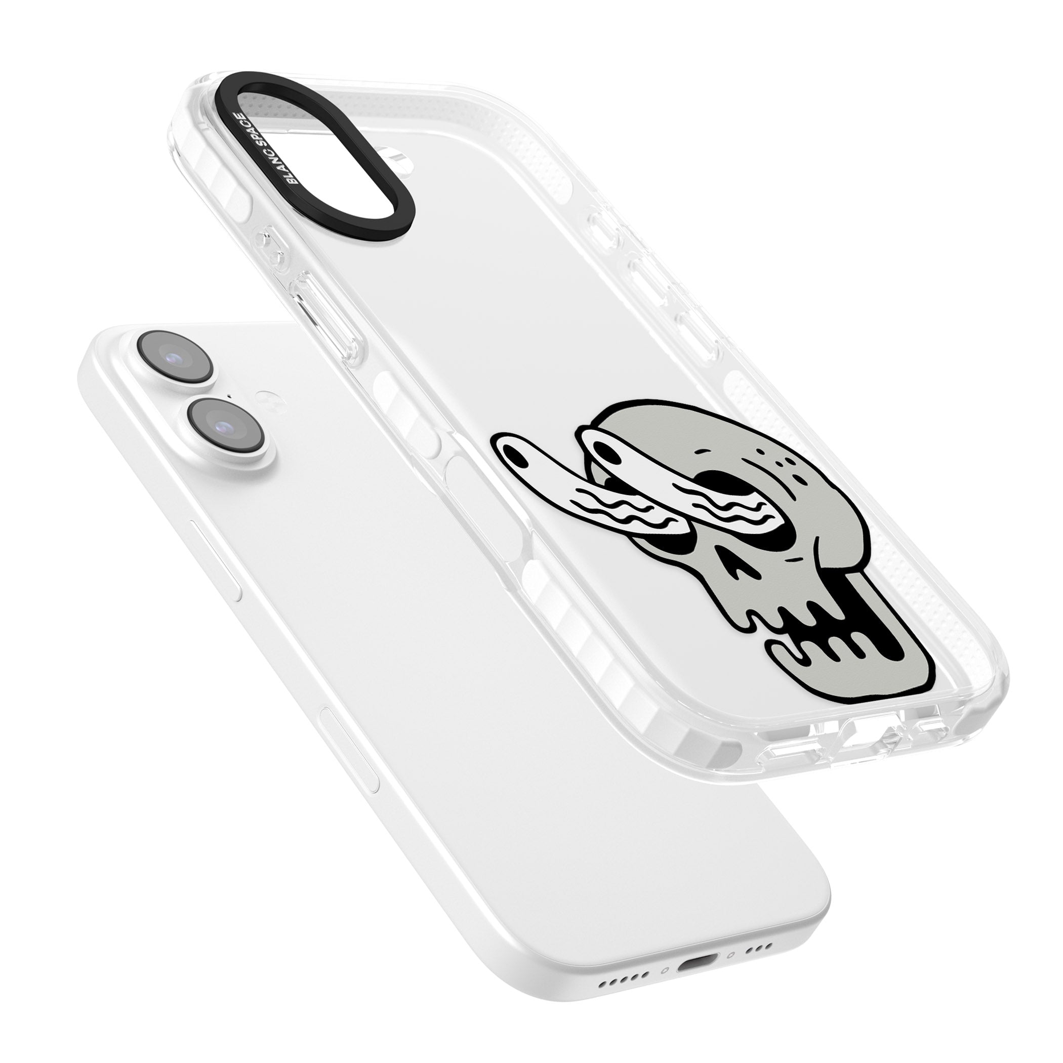 Skull Eyes iPhone 17 Impact Clear Phone Case Colours