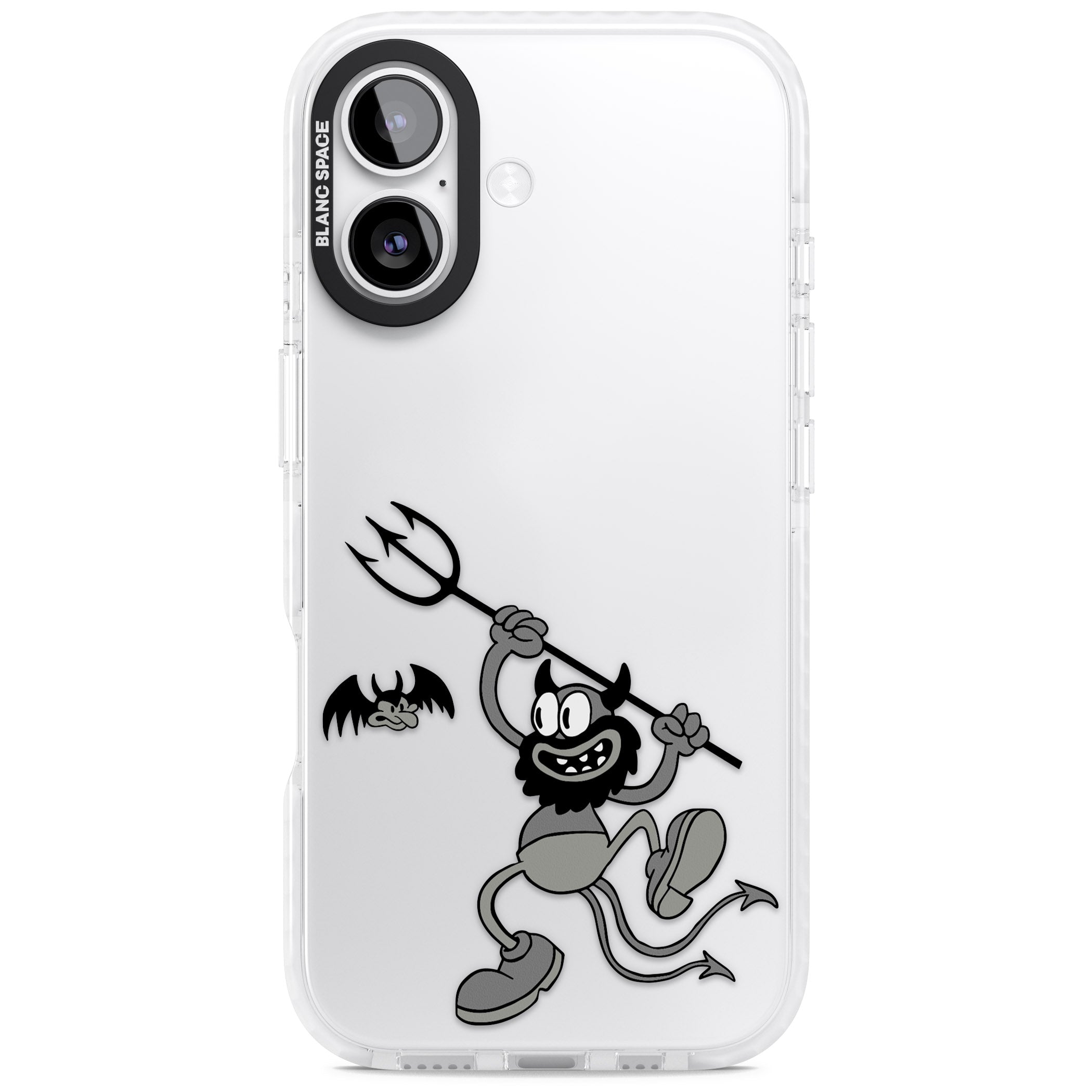 Dancing Devil iPhone 17 Impact Clear Phone Case