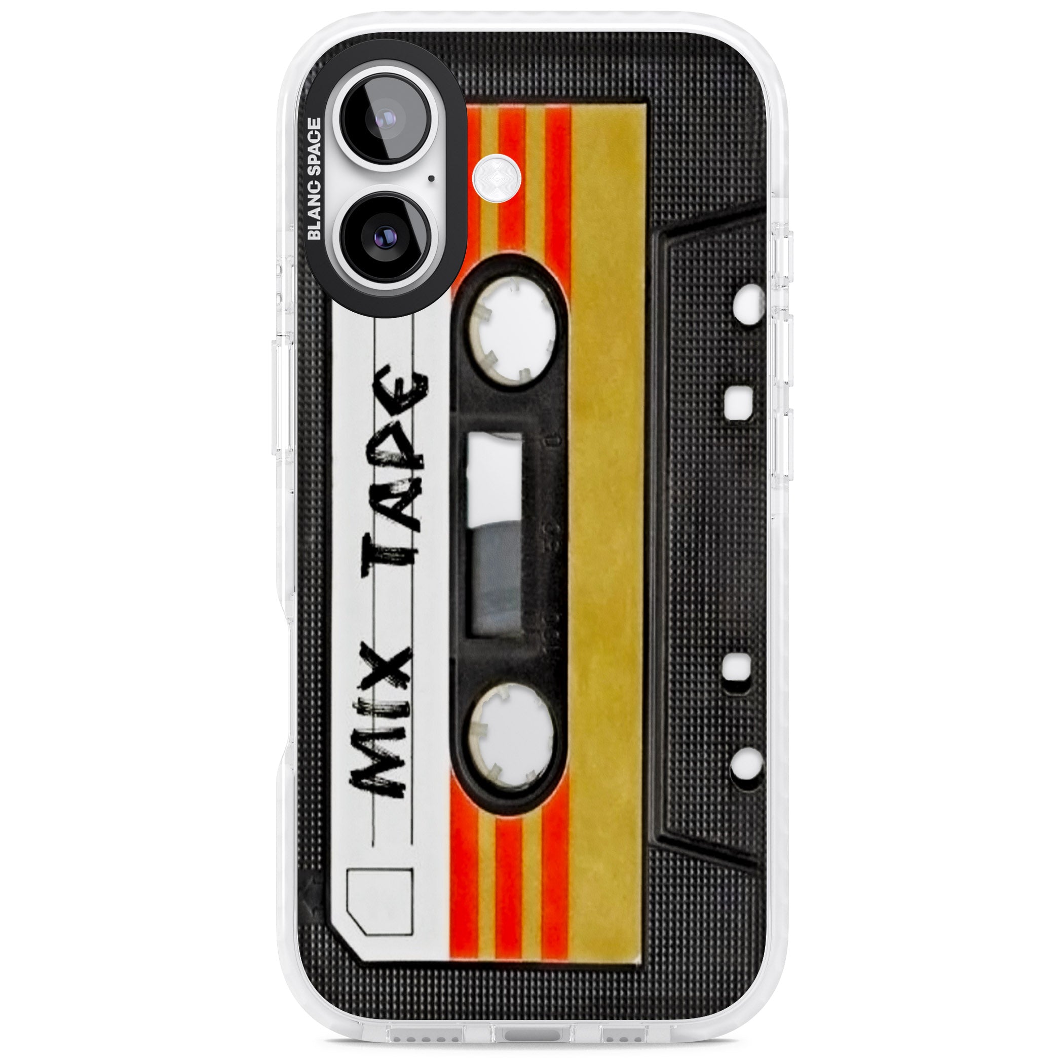 Retro Mix Tape iPhone 17 Impact Clear Phone Case