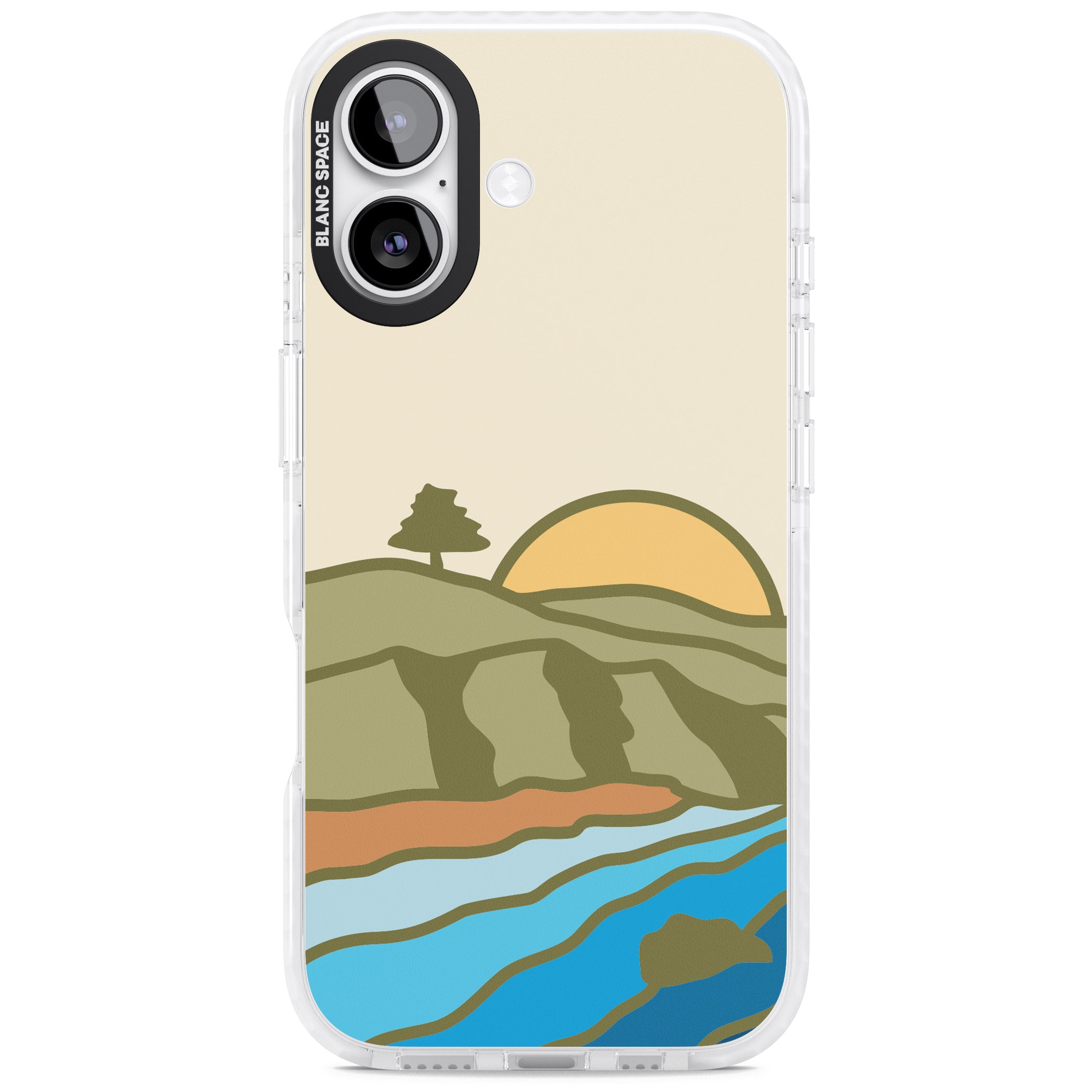 North Sunset iPhone 17 Impact Clear Phone Case
