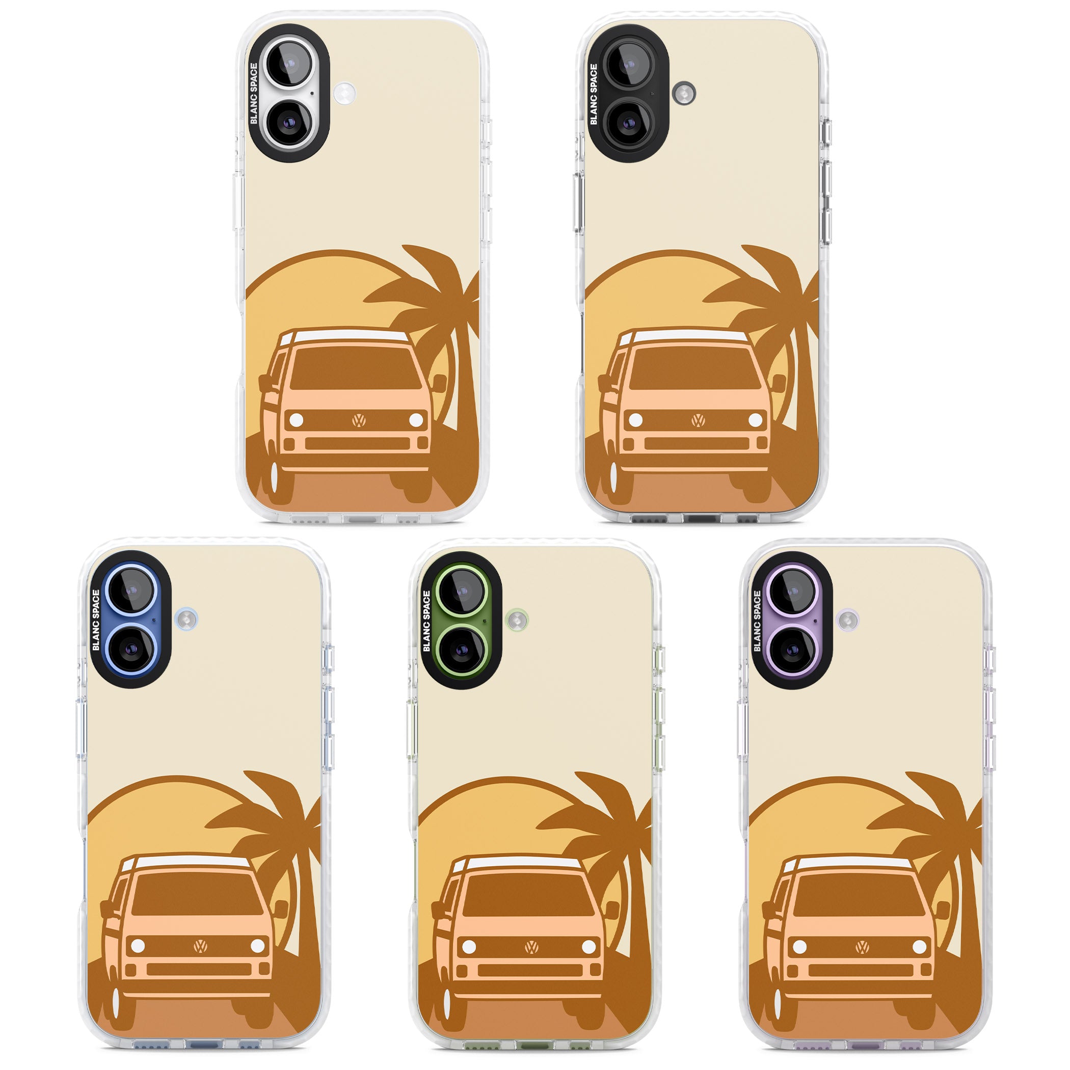 Sunset Van iPhone 17 Impact Clear Phone Case APT Impact Protection