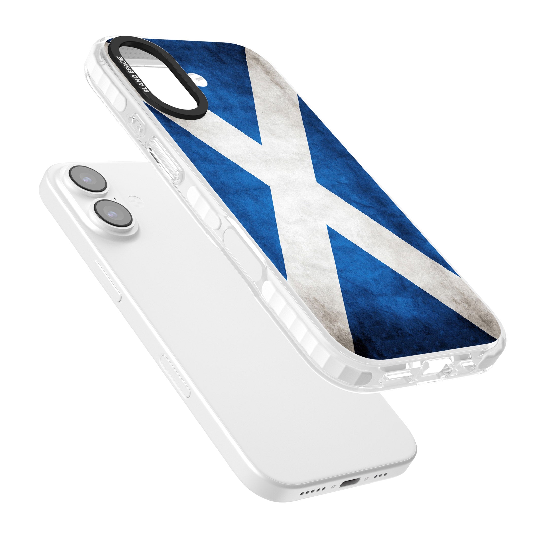 Scotland Saltire Flag iPhone 17 Impact Clear Phone Case Colours