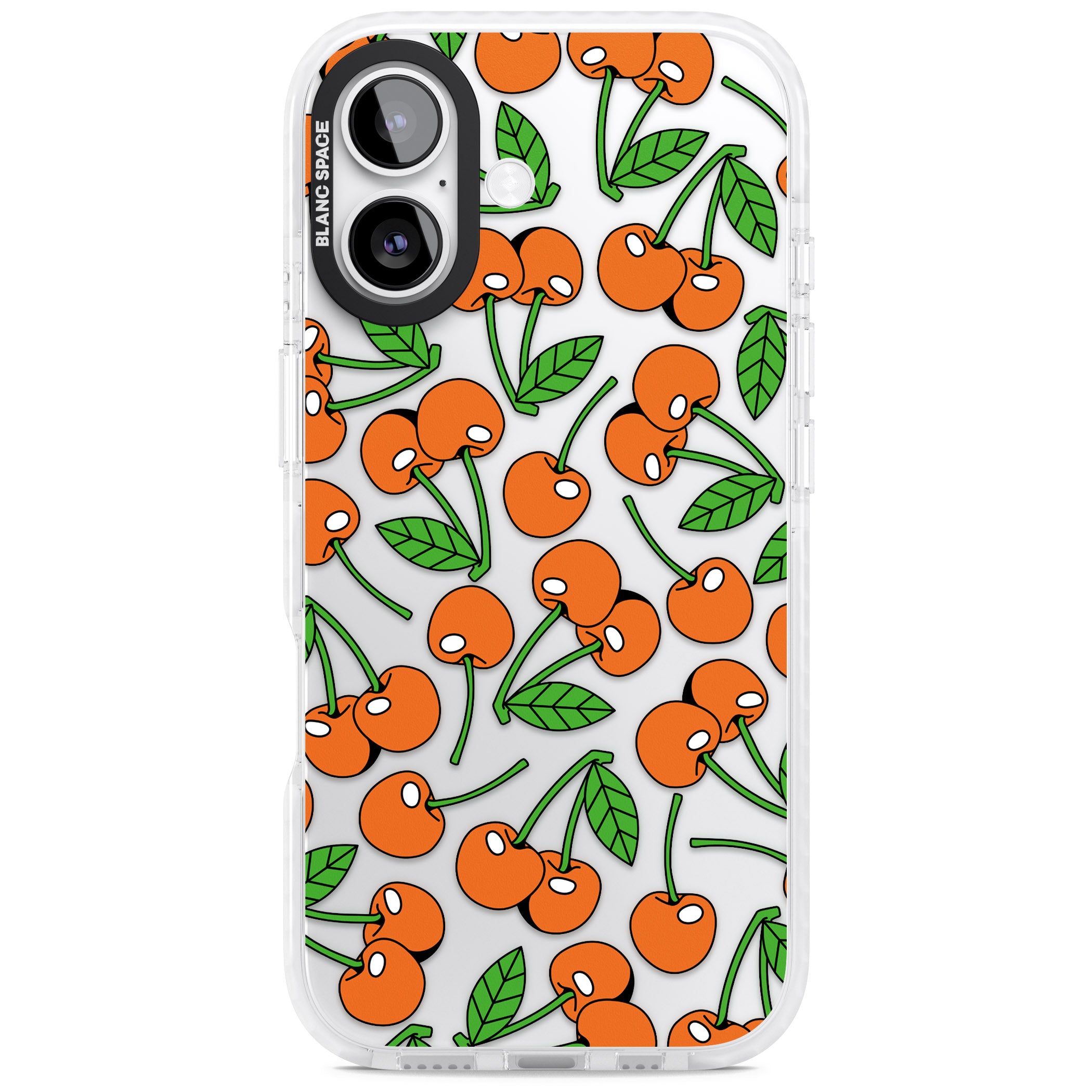 Orchard Fresh Cherries iPhone 17 Impact Clear Phone Case