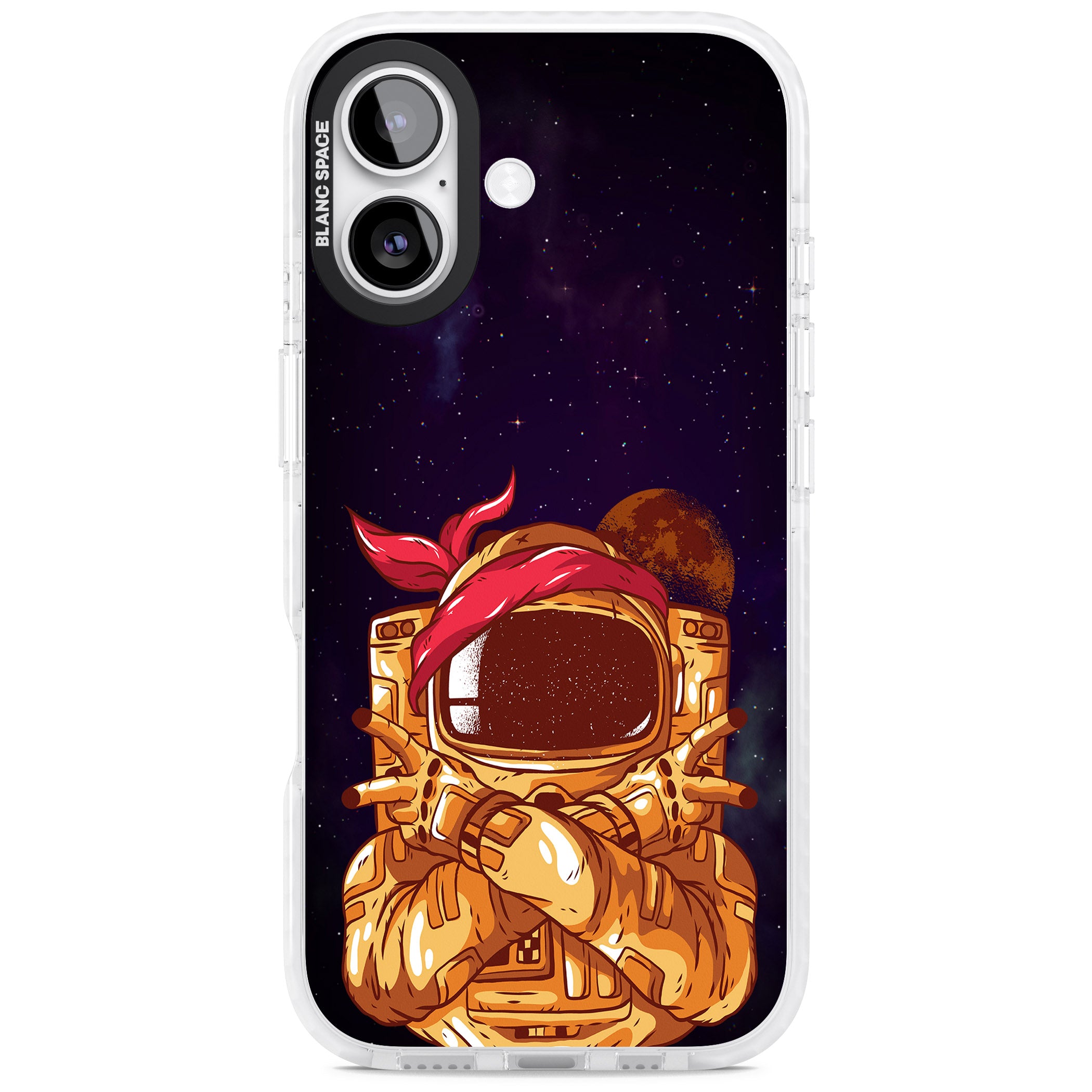Space Gangster iPhone 17 Impact Clear Phone Case