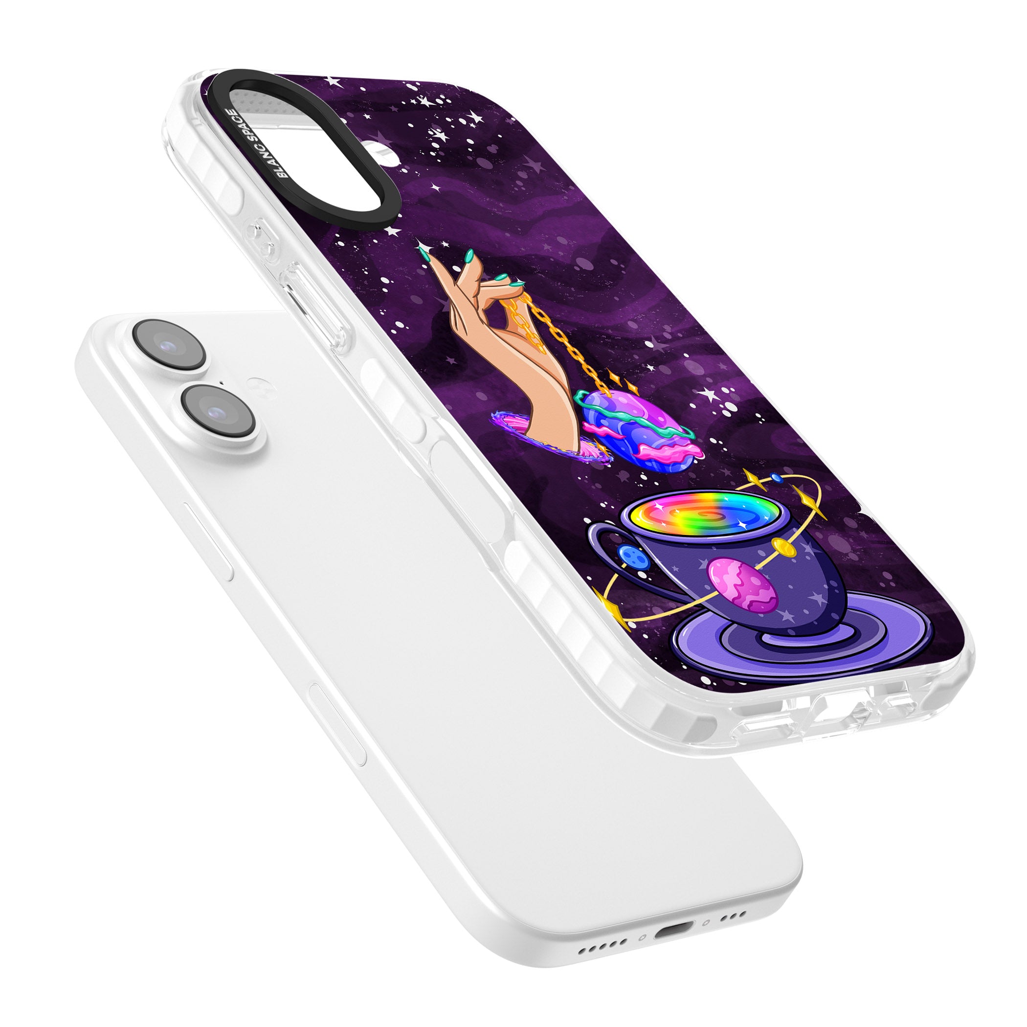 Space Tea iPhone 17 Impact Clear Phone Case Colours