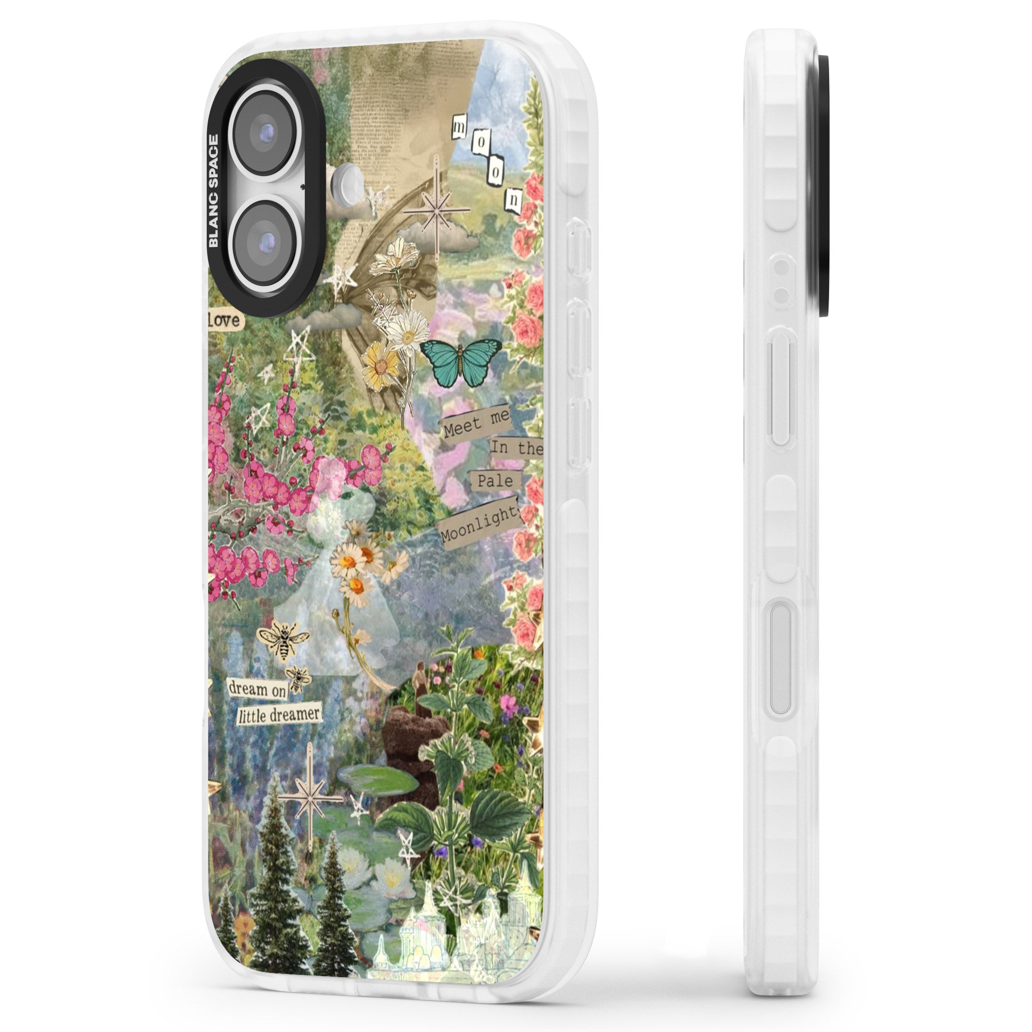 Spring Day iPhone 17 Impact Clear Phone Case Side Profile
