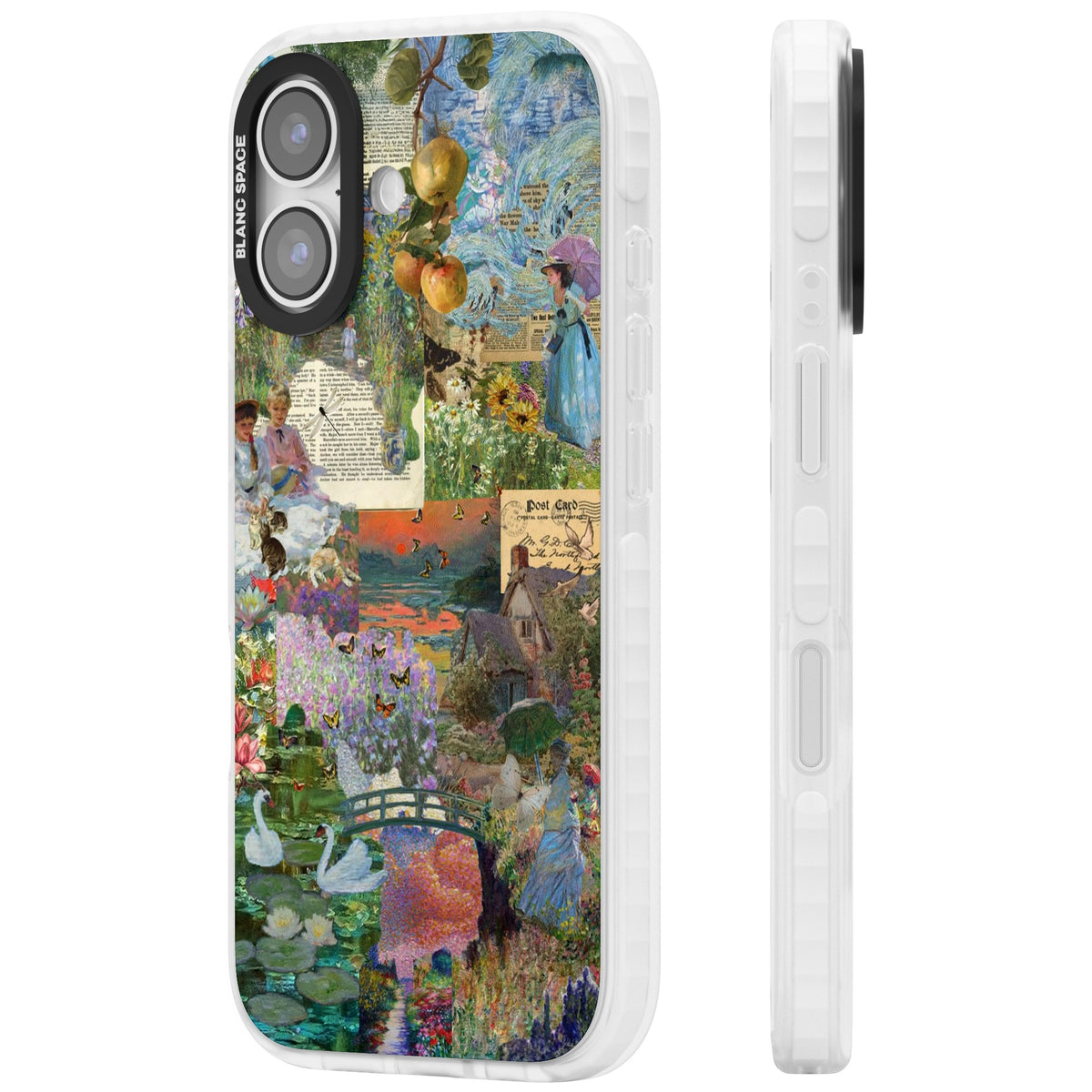 Artful Spring iPhone 16 / iPhone 16 Plus / iPhone 17 Impact Clear Phone Case side