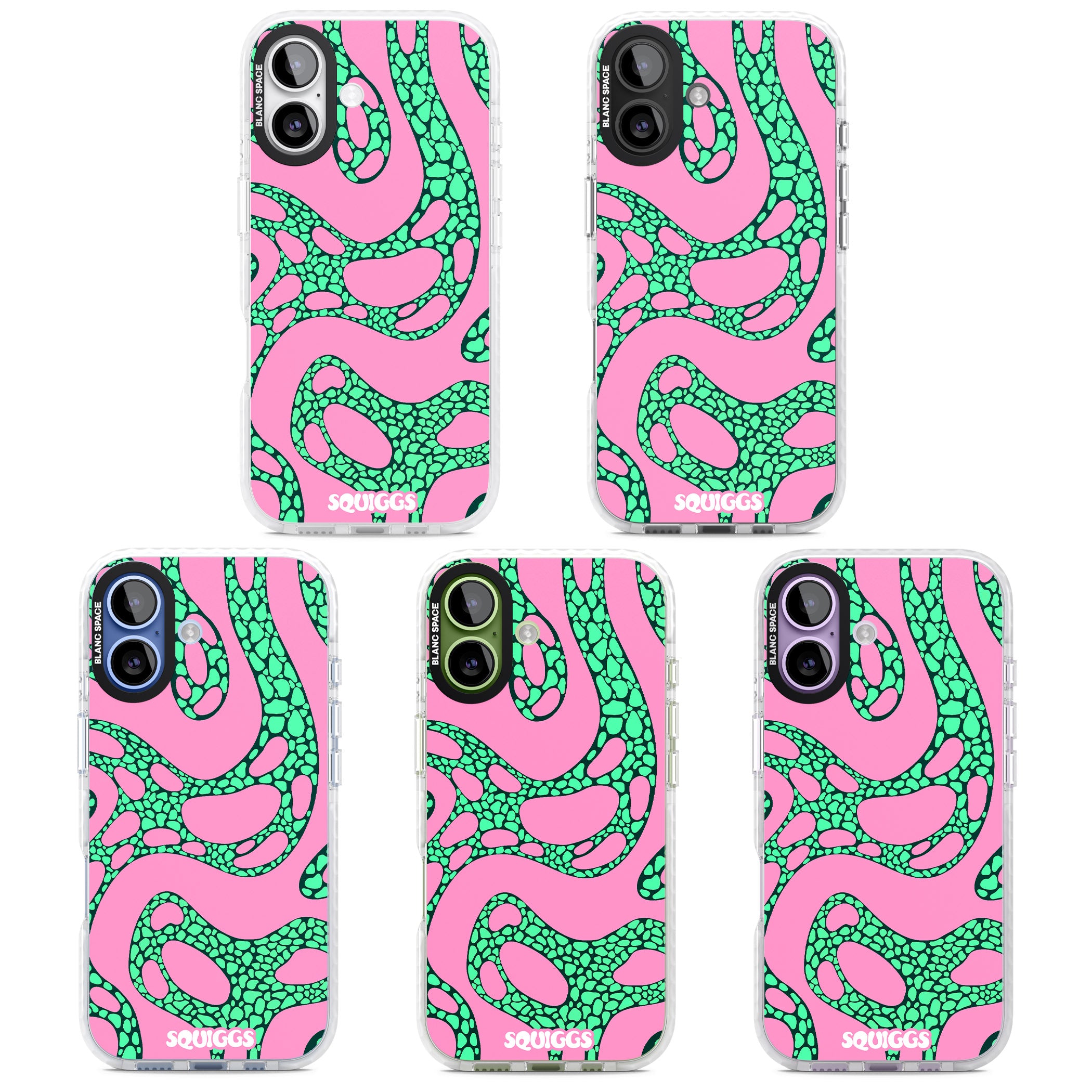 Alien Glow iPhone 17 Impact Clear Phone Case APT Impact Protection