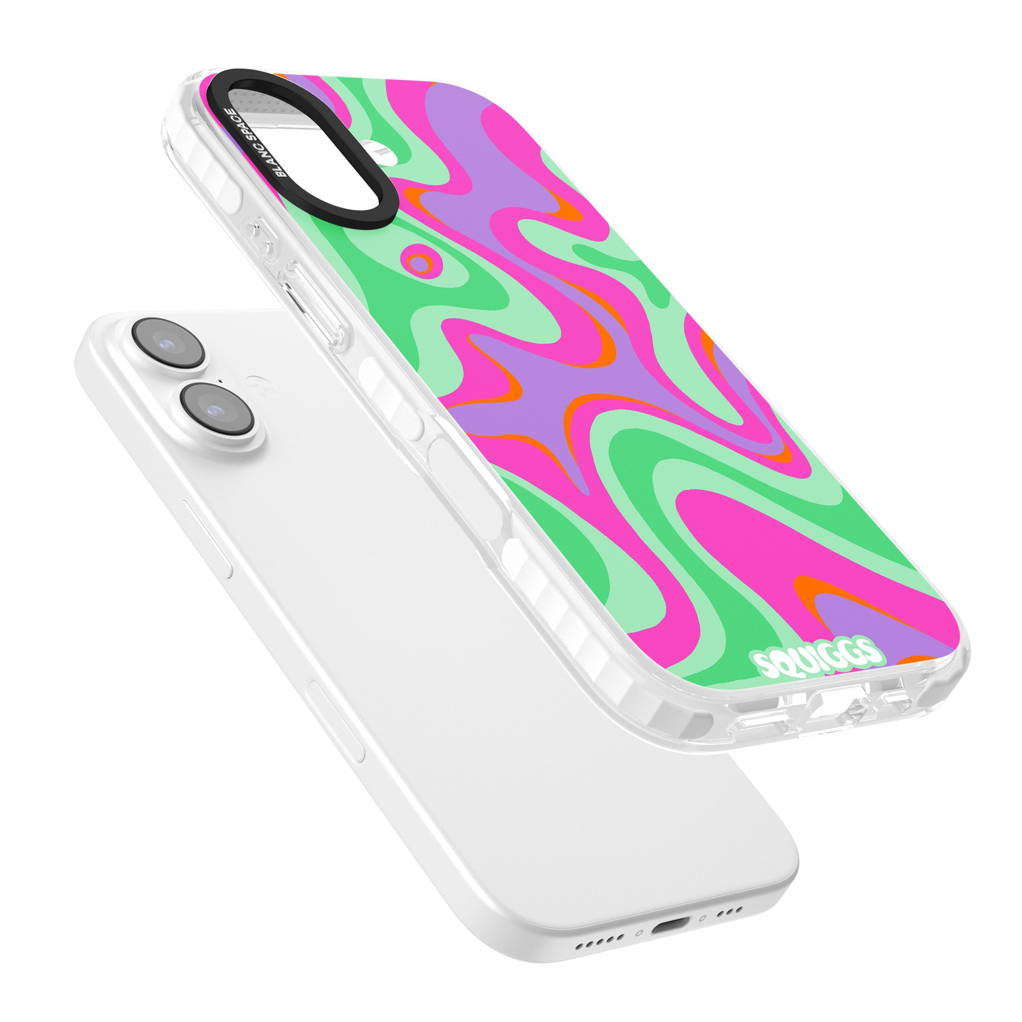 Pink Lava iPhone 17 Impact Clear Phone Case Colours