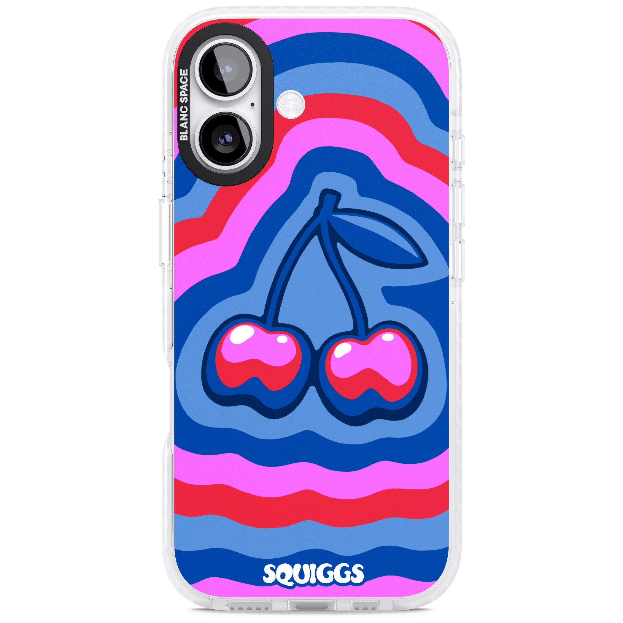 Cherry Rainbow iPhone 17 Impact Clear Phone Case