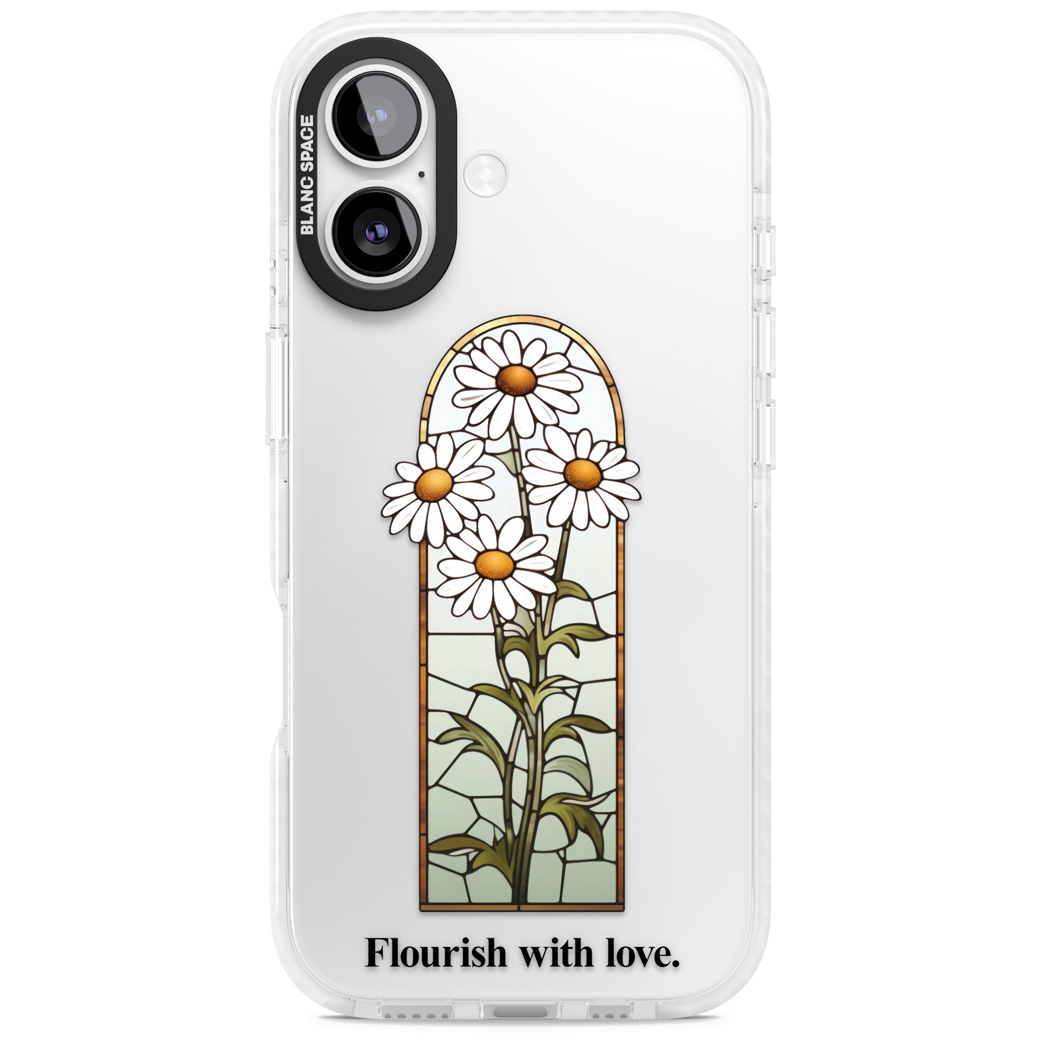 Flourish With Love iPhone 17 Impact Clear Phone Case