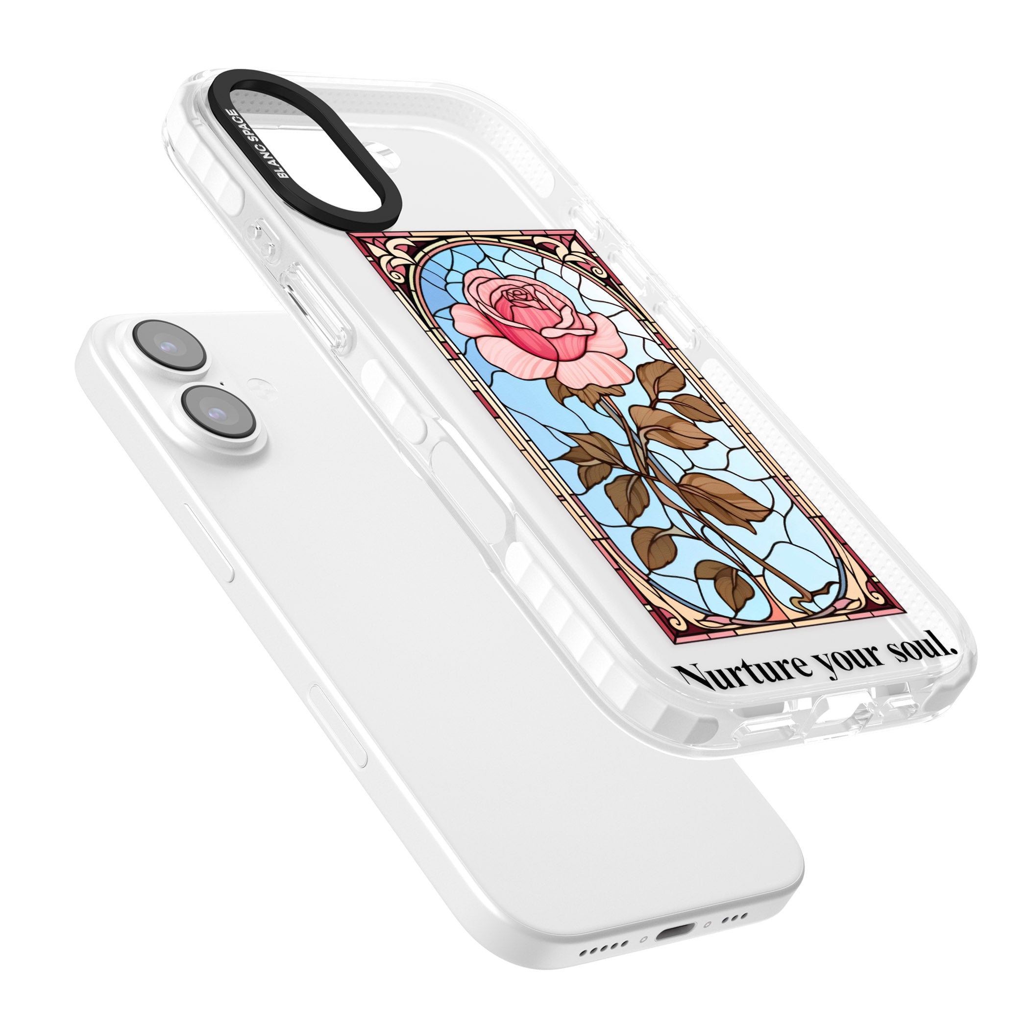 Nurture Your Soul iPhone 17 Impact Clear Phone Case Colours