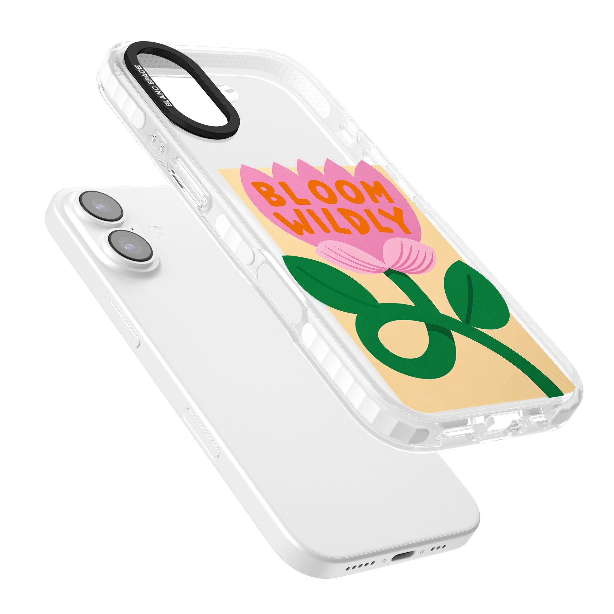 Bloom Wildly iPhone 17 Impact Clear Phone Case Colours