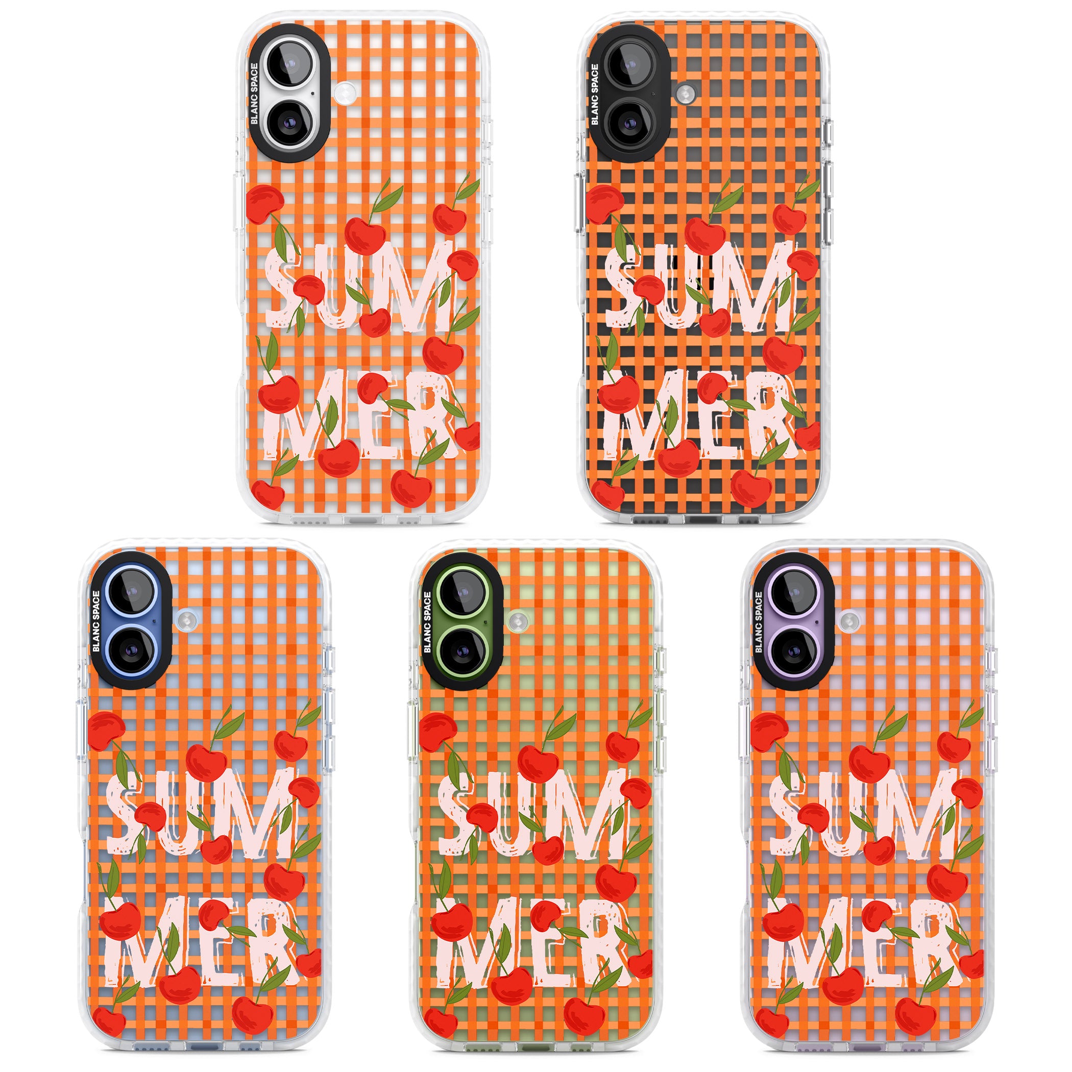 Summer Tomatoes iPhone 17 Impact Clear Phone Case APT Impact Protection