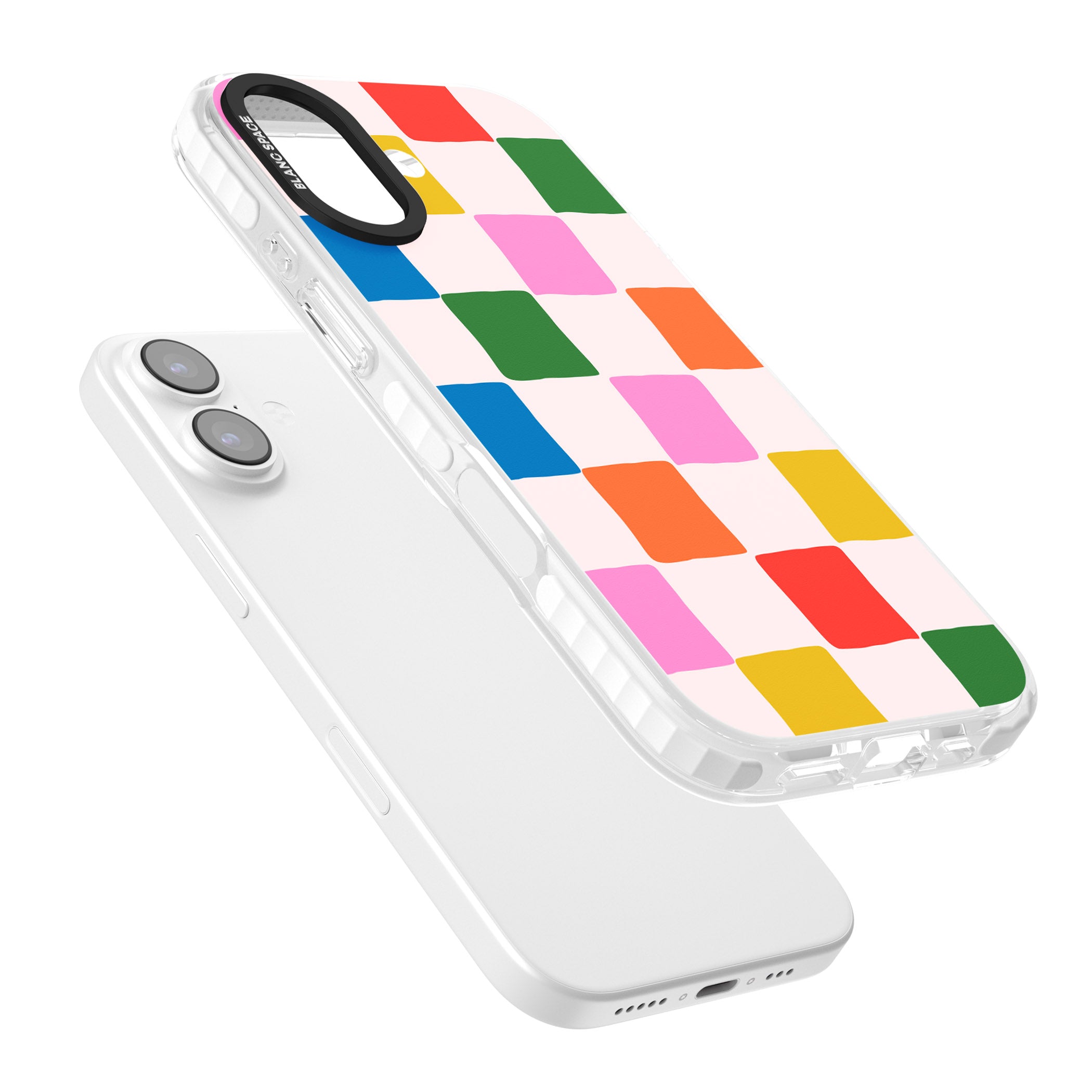 Colour Checked iPhone 17 Impact Clear Phone Case Colours