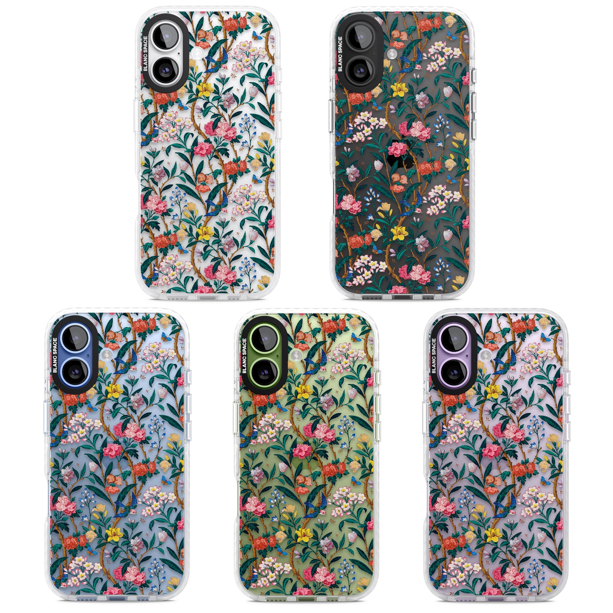 Vines & Flowers iPhone 17 Impact Clear Phone Case APT Impact Protection