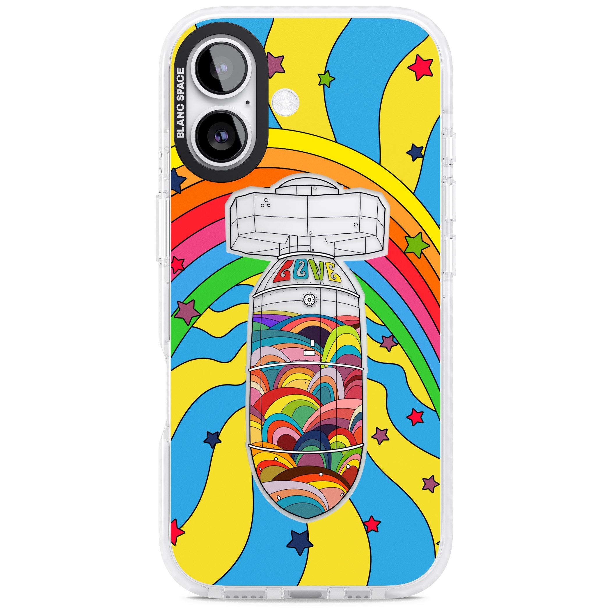 Love Bomb iPhone 17 Impact Clear Phone Case