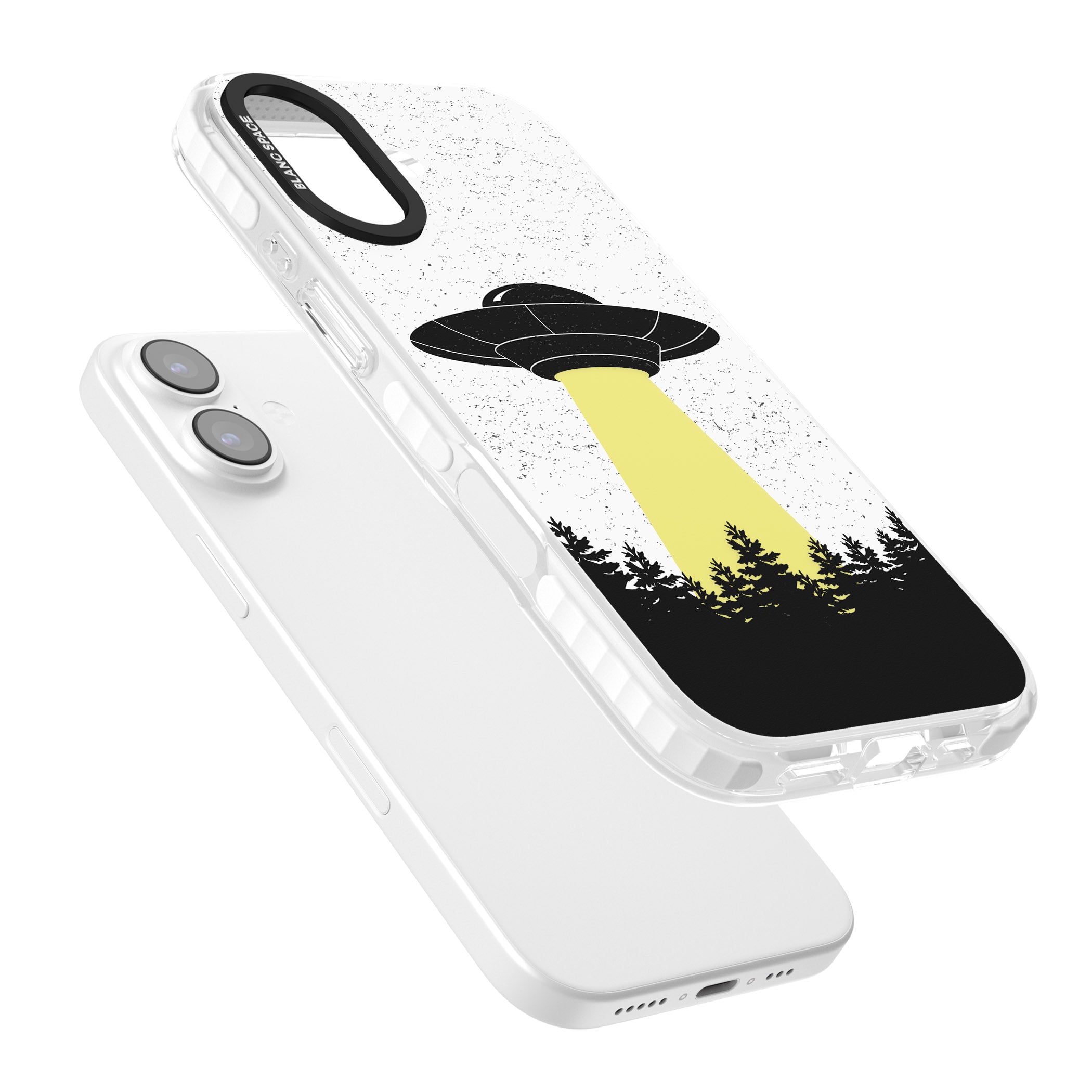 Alien Abduction iPhone 17 Impact Clear Phone Case Colours