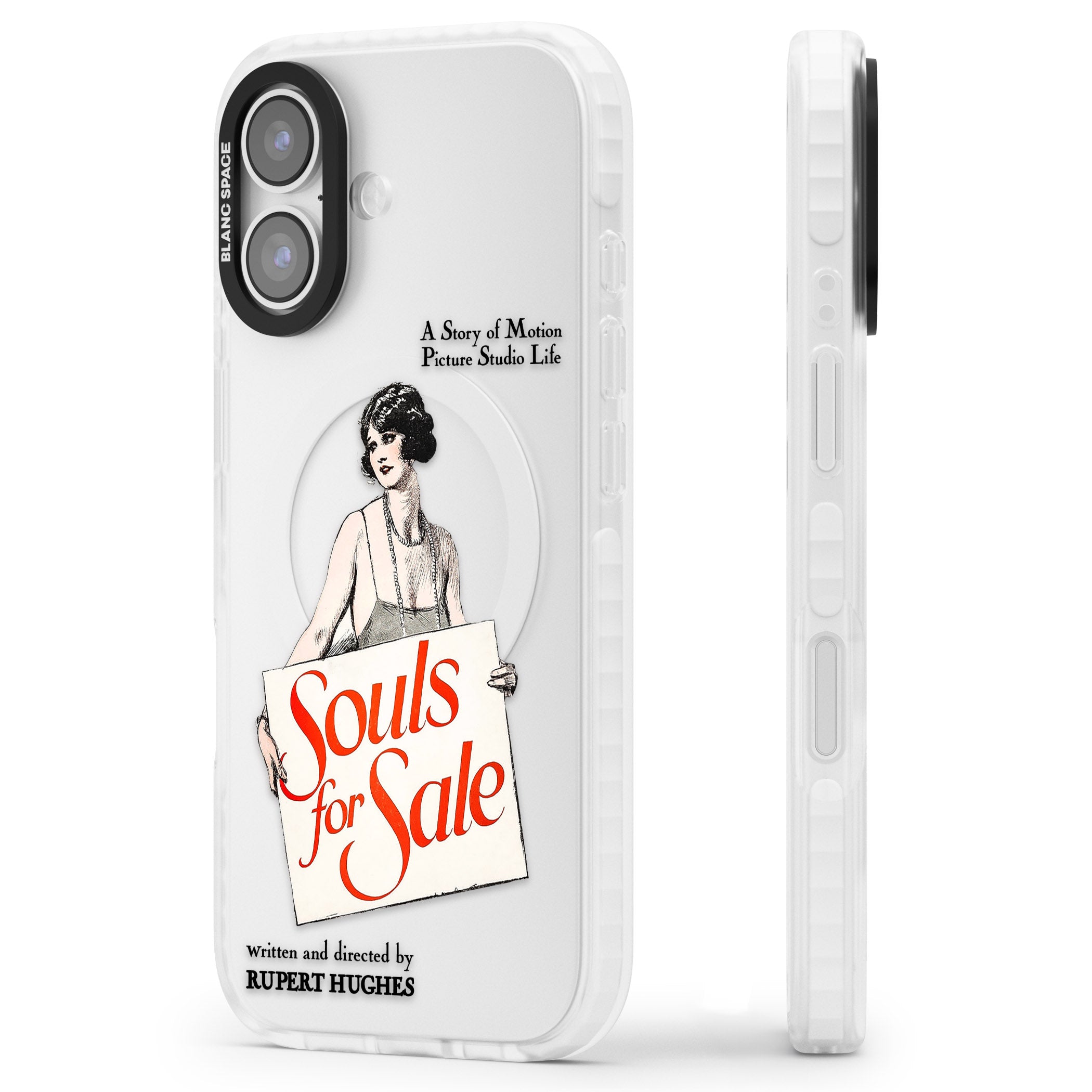 Souls For Sale Poster iPhone 17 Impact Clear Phone Case Side Profile