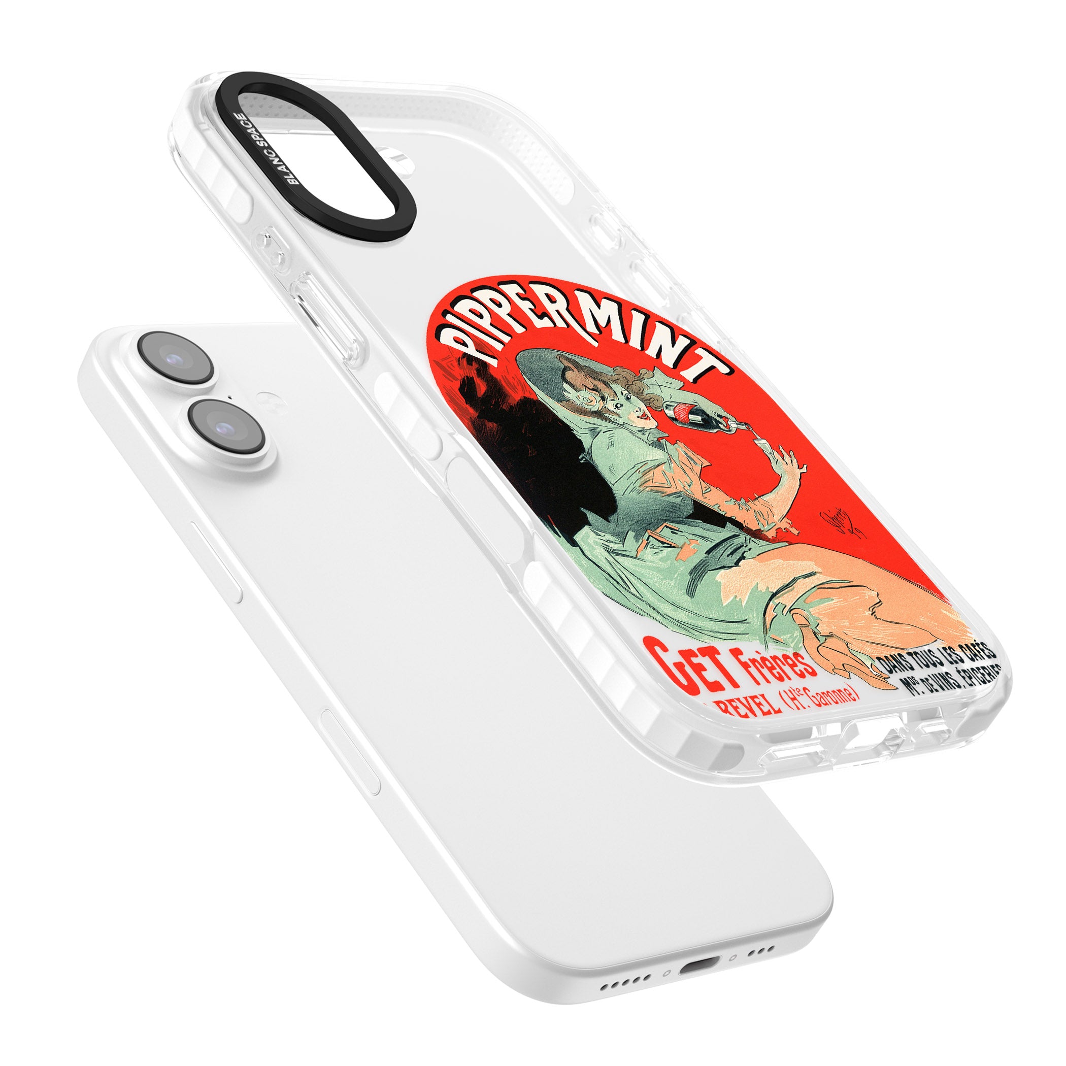 Pippermint Poster iPhone 17 Impact Clear Phone Case Colours