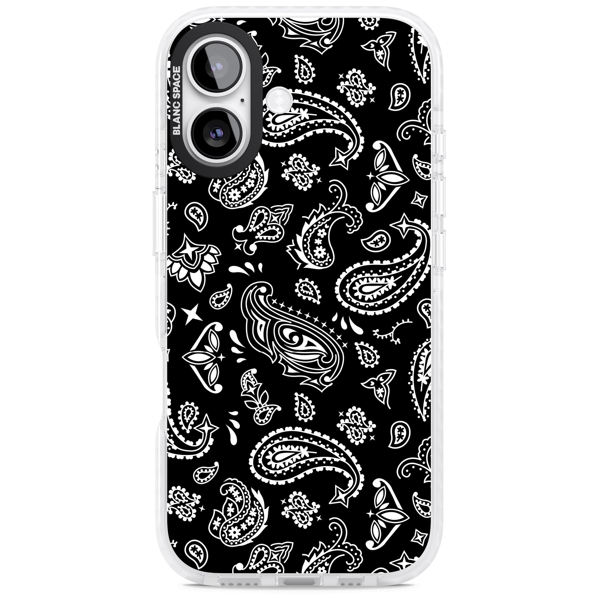 Black Bandana iPhone 17 Impact Clear Phone Case