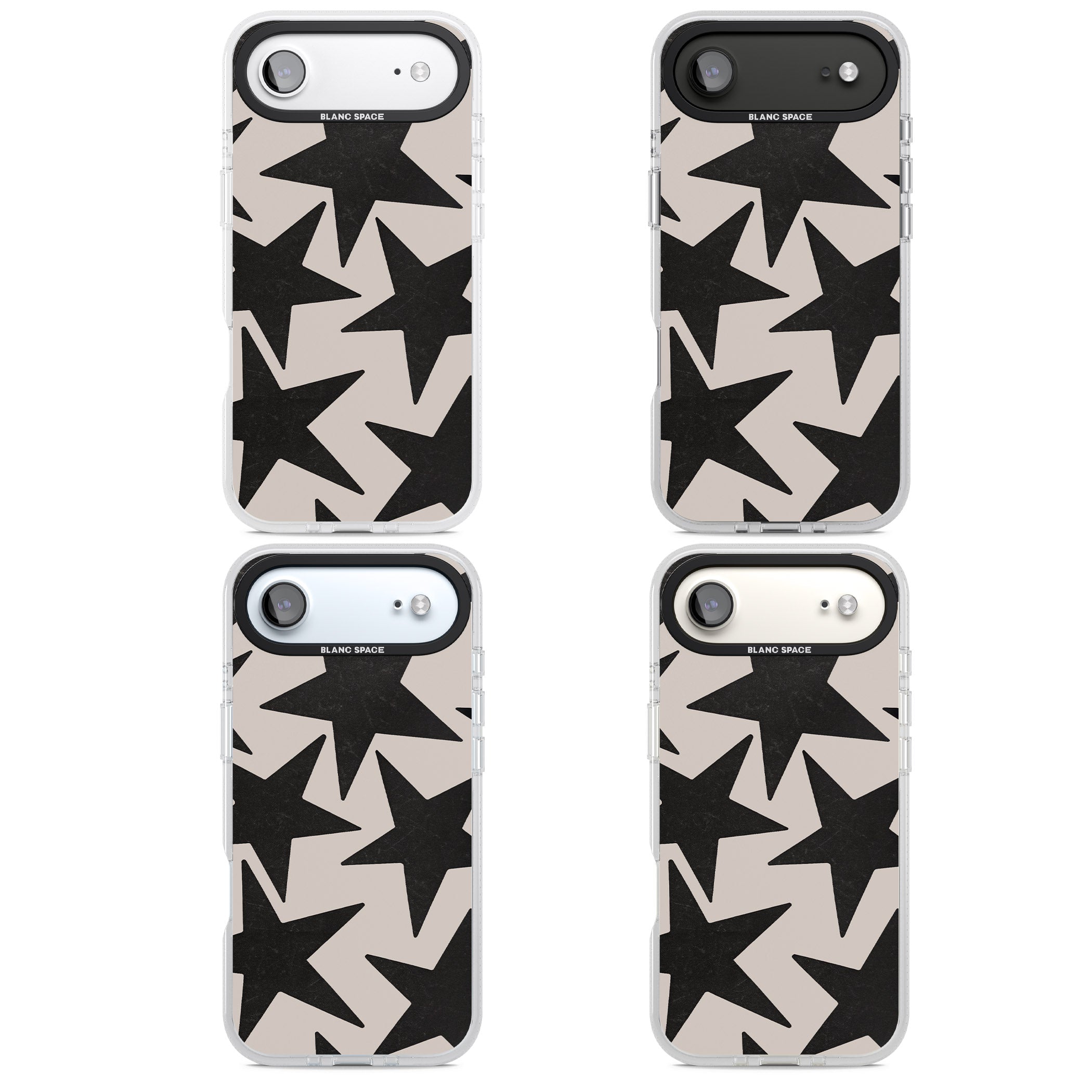 Black Superstars iPhone 17 Air Impact Air Clear Phone Case APT Impact Protection