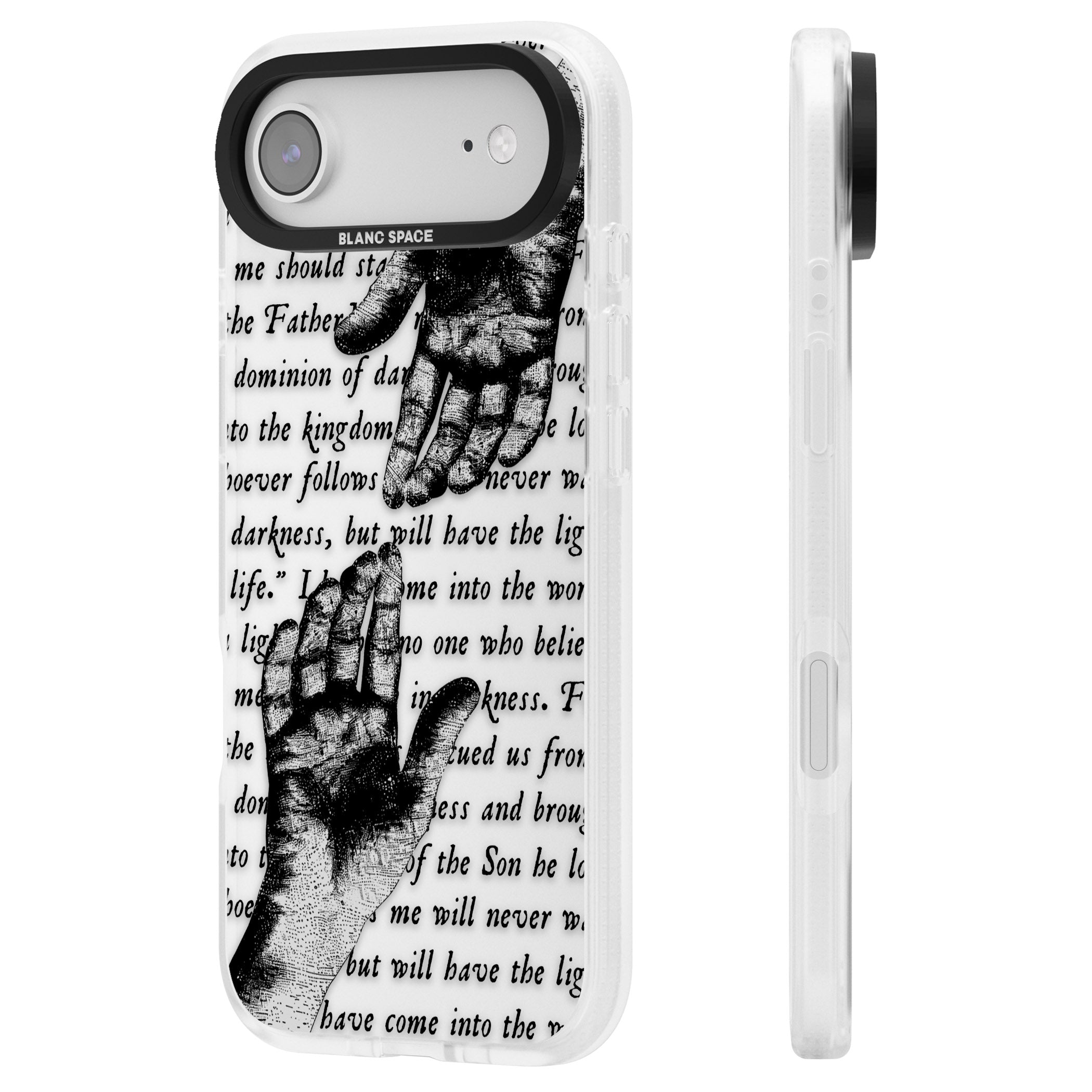 In Touch iPhone 17 Air Impact Air Clear Phone Case Side Profile
