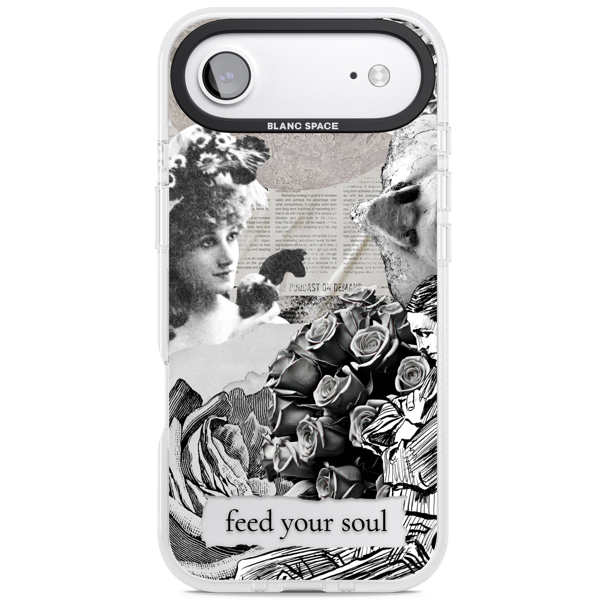 Feed Your Soul iPhone 17 Air Impact Air Clear Phone Case