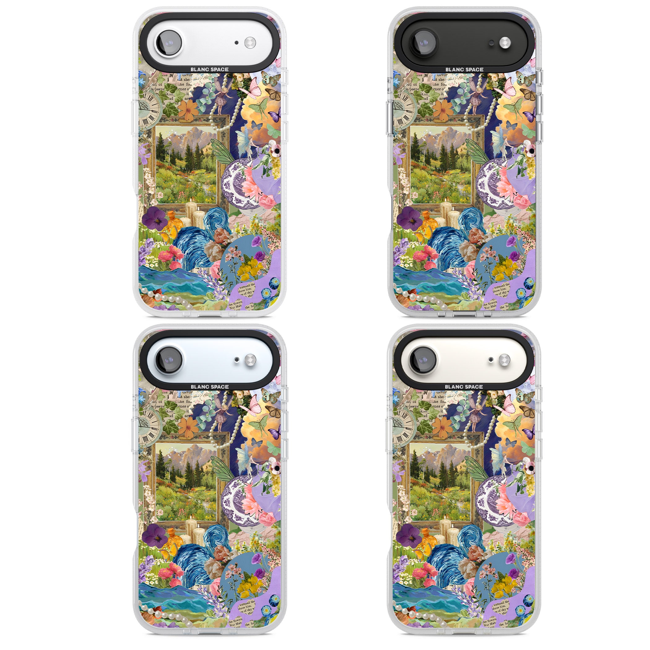 Vibrant Whimsy Collage iPhone 17 Air Impact Air Clear Phone Case APT Impact Protection