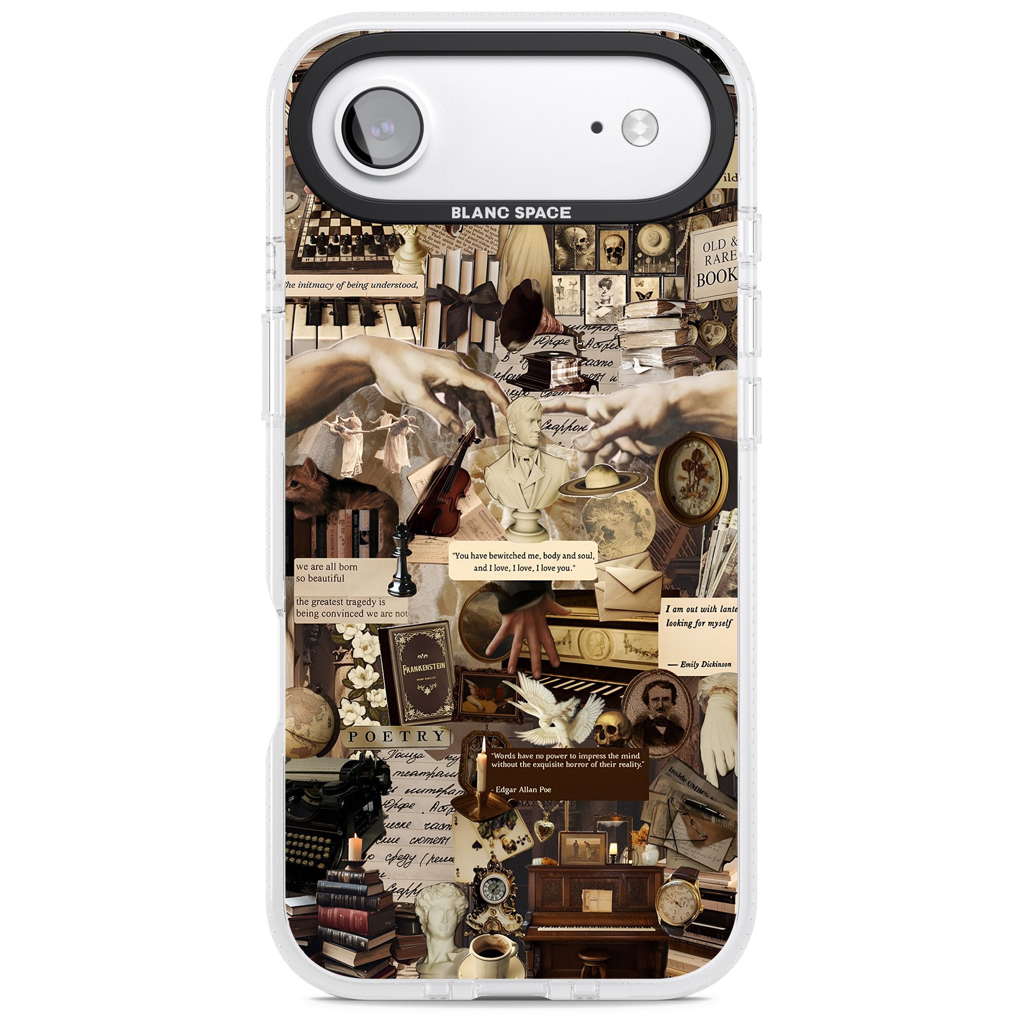 Antique Collage iPhone 17 Air Impact Air Clear Phone Case