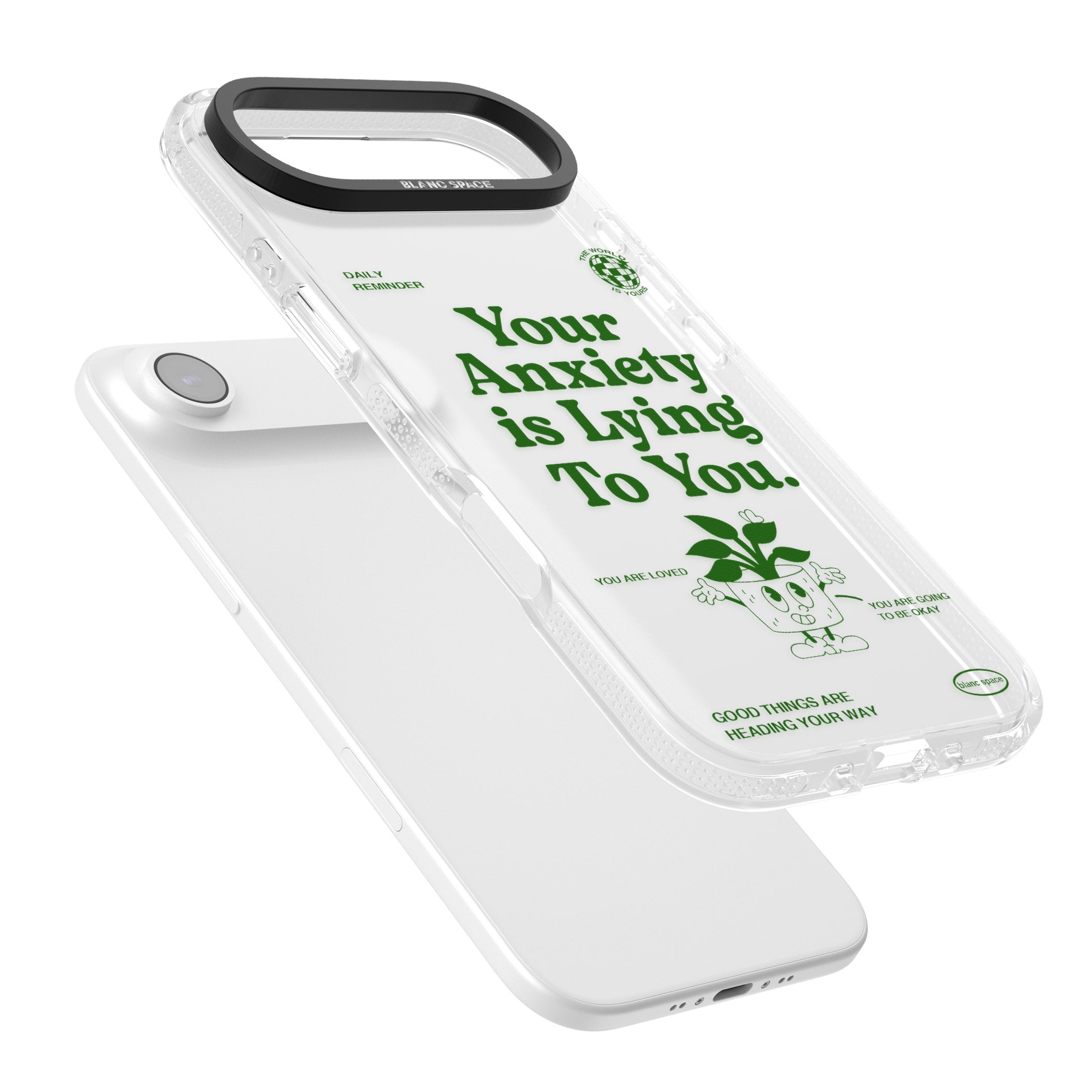 Your Anxiety Is Lying To You iPhone 17 Air Impact Air Clear Phone Case Colours