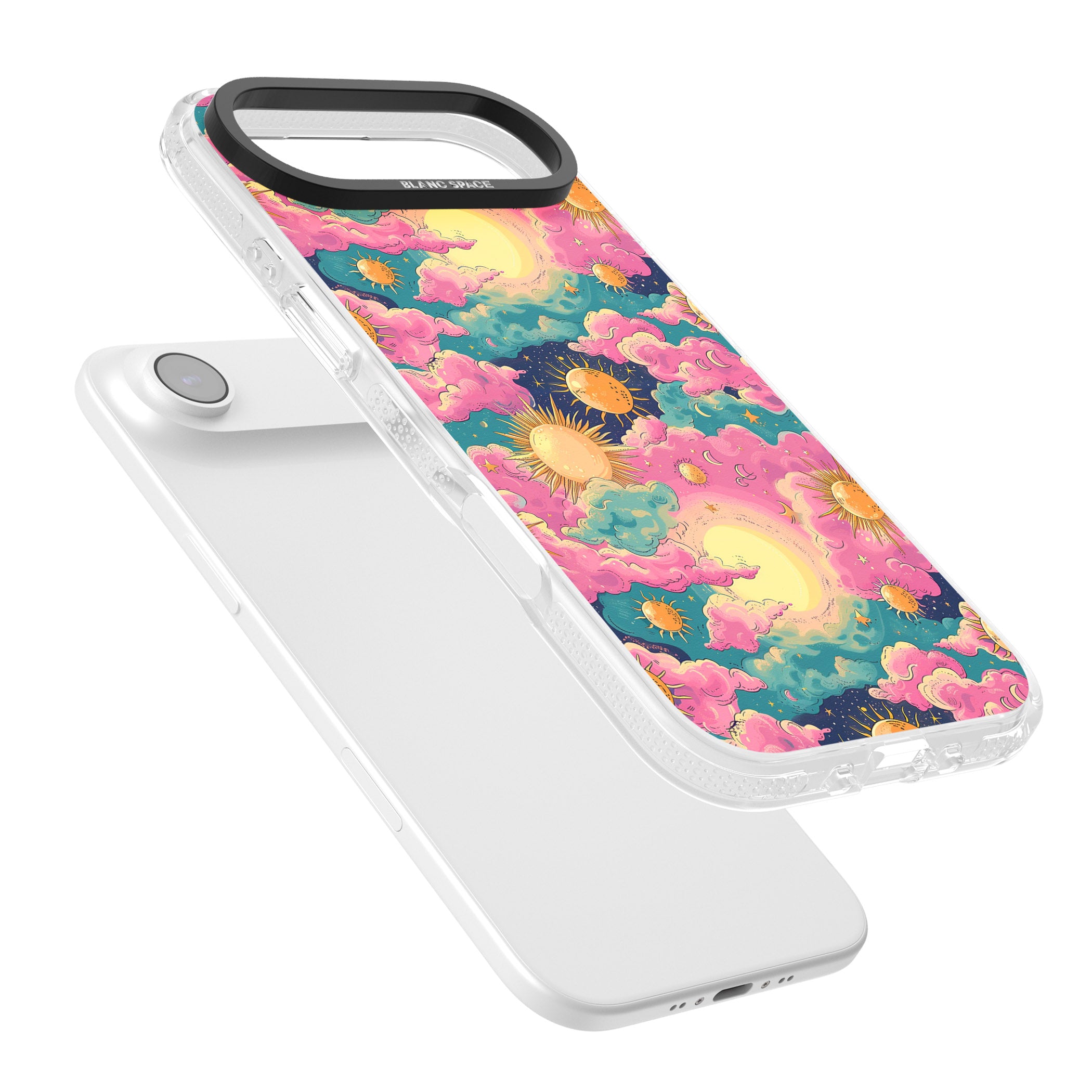 Starlight Clouds iPhone 17 Air Impact Air Clear Phone Case Colours