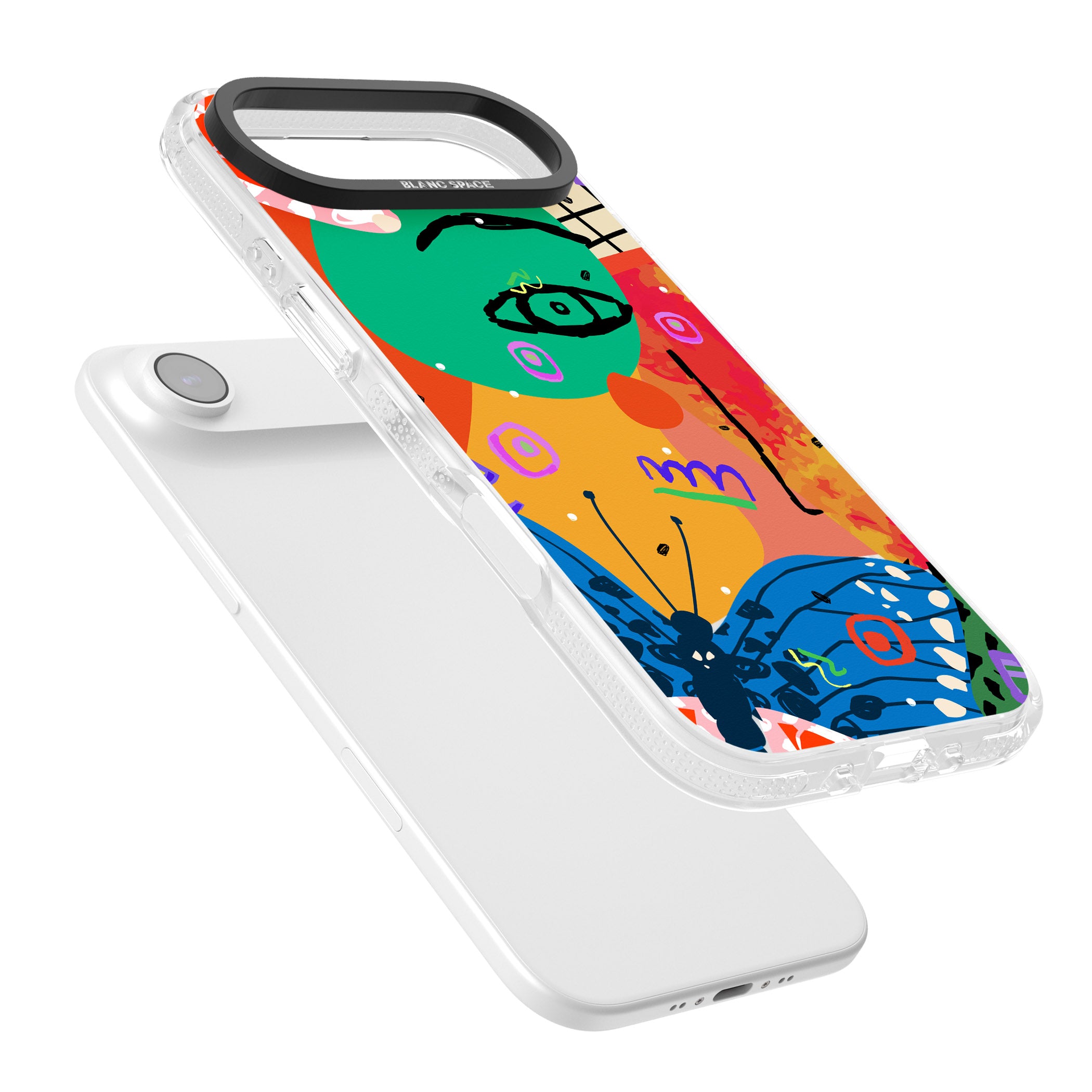 Abstract Butterfly iPhone 17 Air Impact Air Clear Phone Case Colours