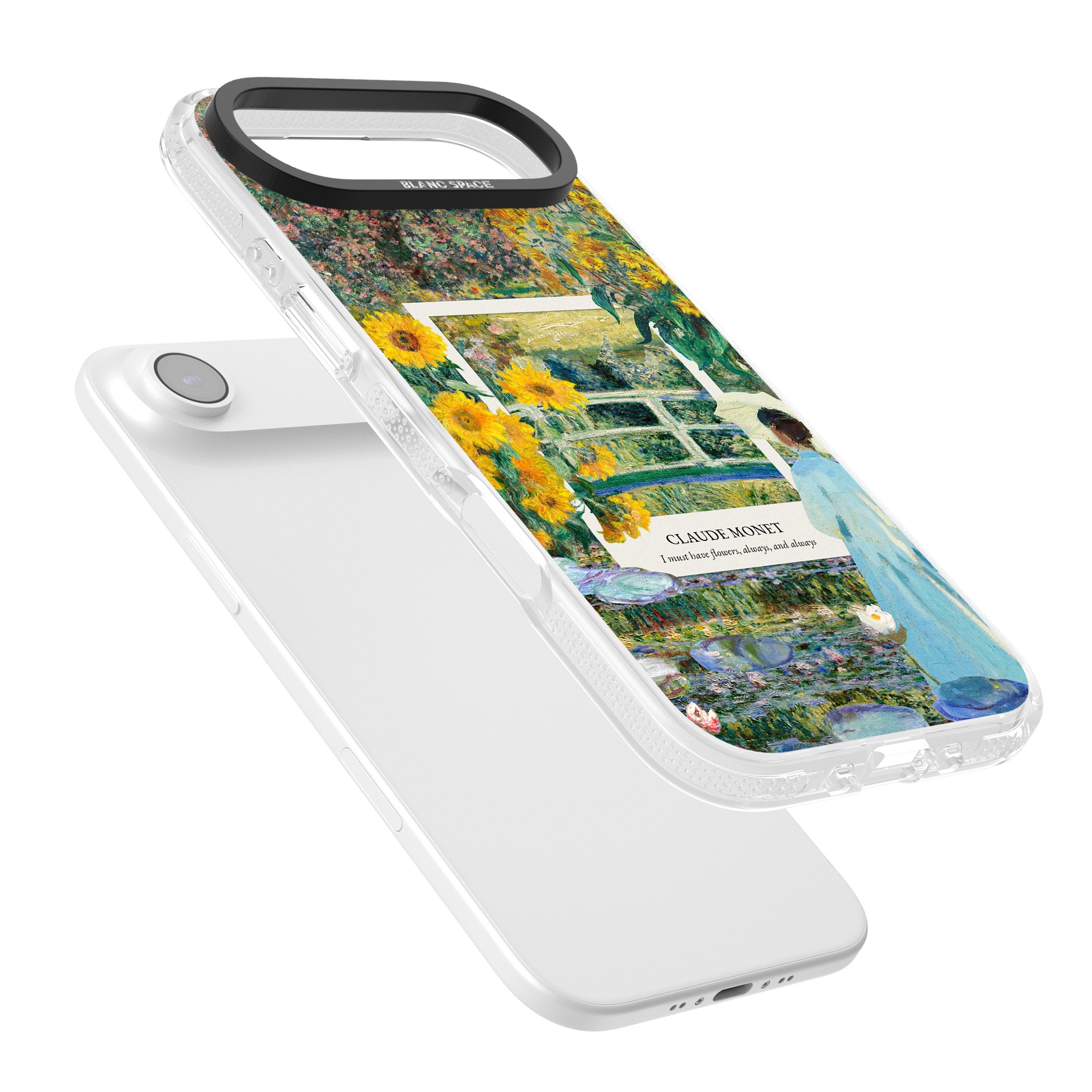 Monet Garden Bridge iPhone 17 Air Impact Air Clear Phone Case Colours