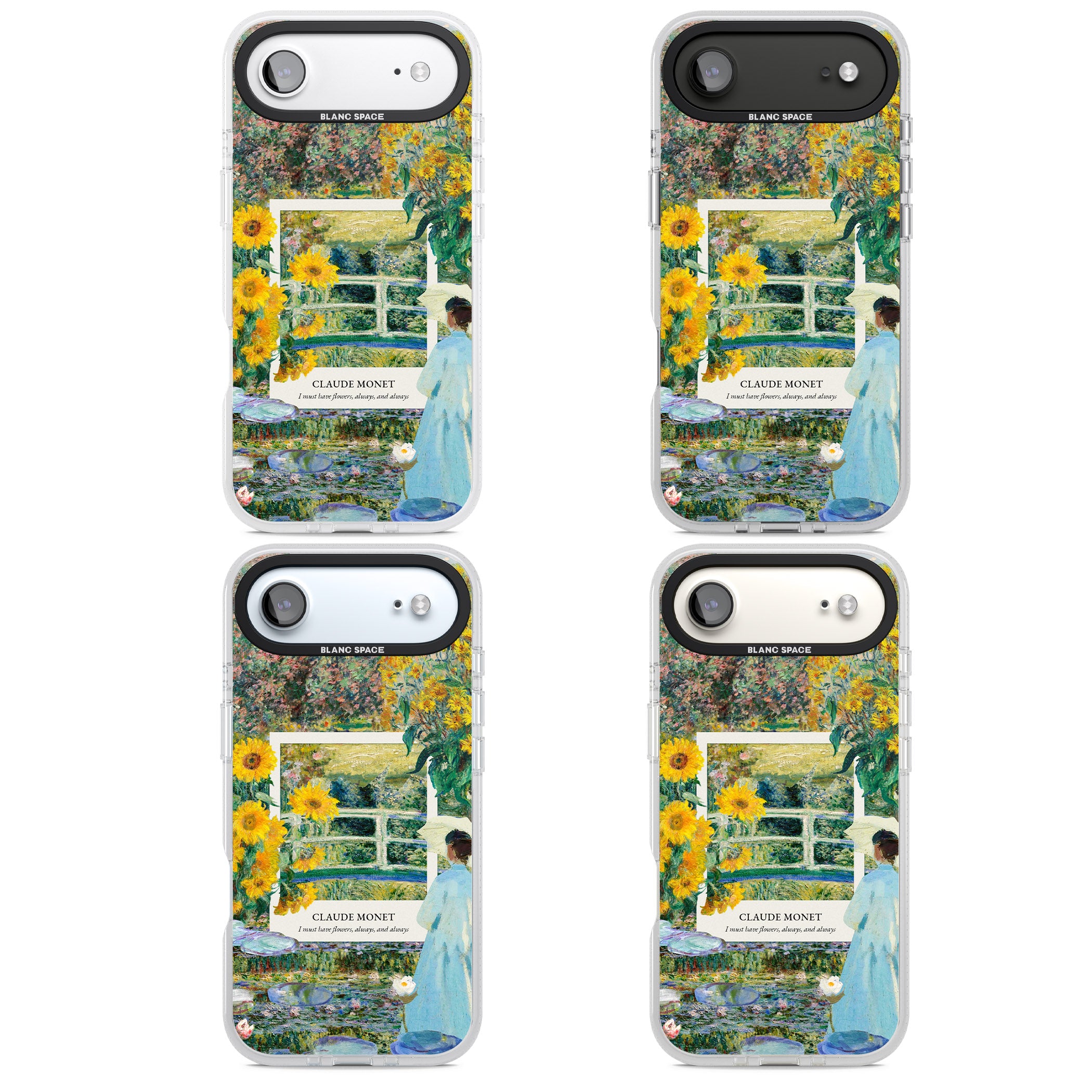 Monet Garden Bridge iPhone 17 Air Impact Air Clear Phone Case APT Impact Protection
